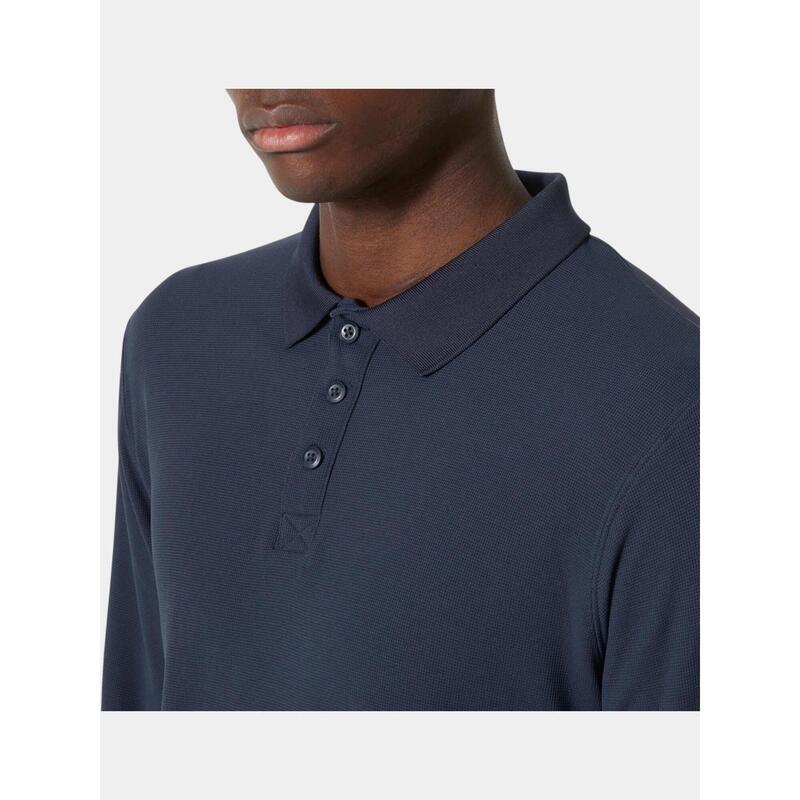 Tricou cu maneci lungi si guler Crewline Ls Polo barbati