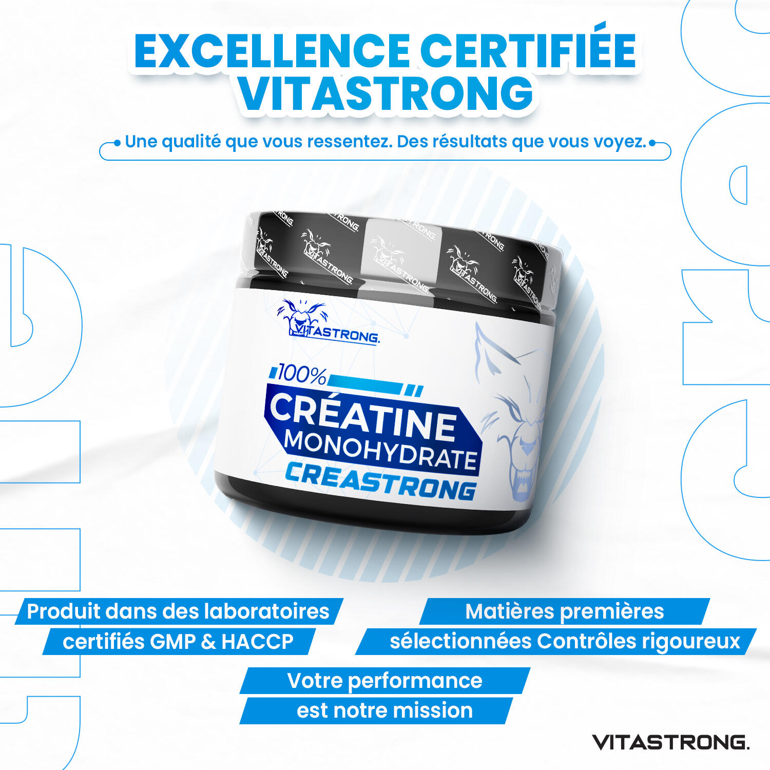 Kreatin Monohydrat 100% PURE Creastrong 2/2