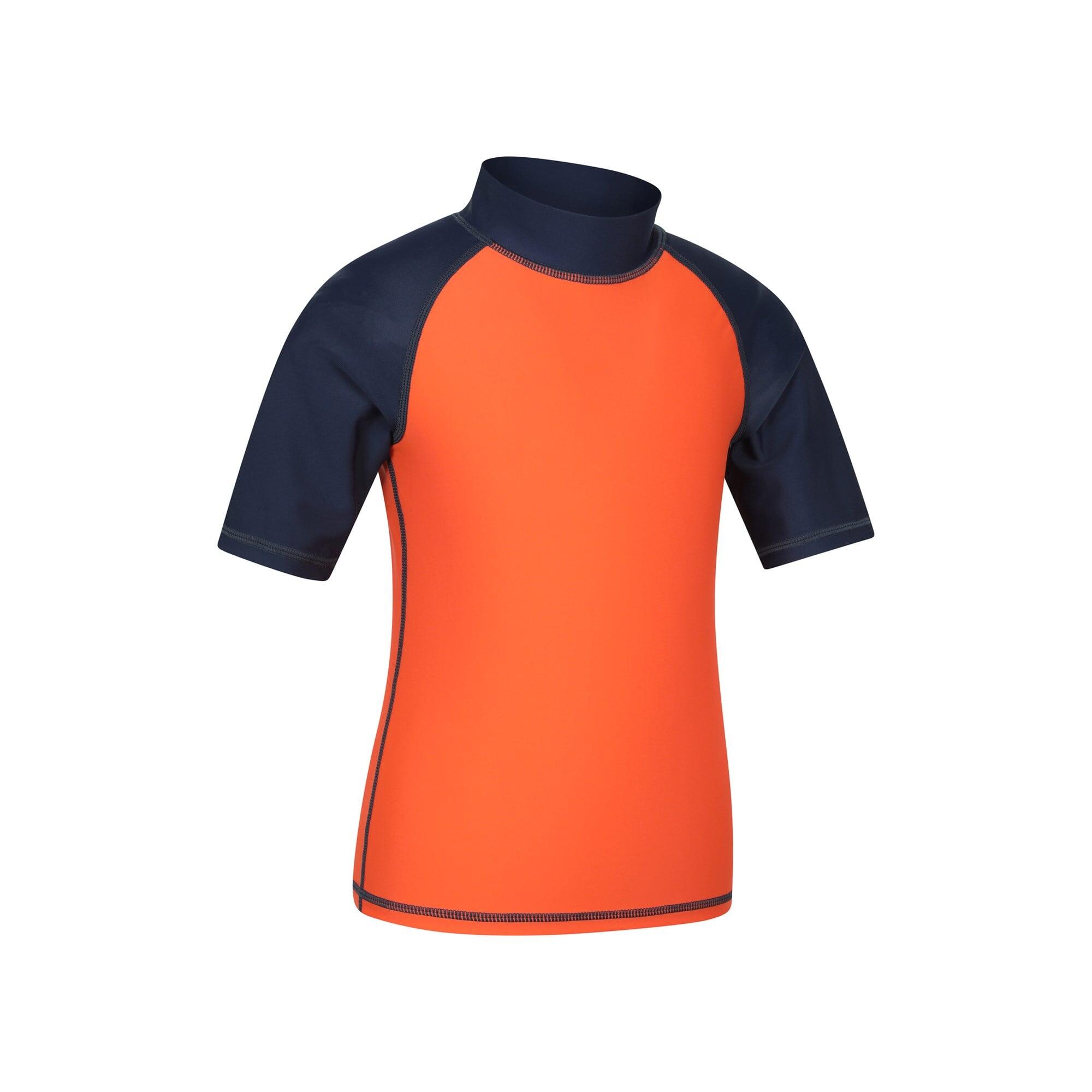 Mountain Warehouse Rash Vest Enfant SPF50+ Traitement Coutures Flatlock Natation 2/6