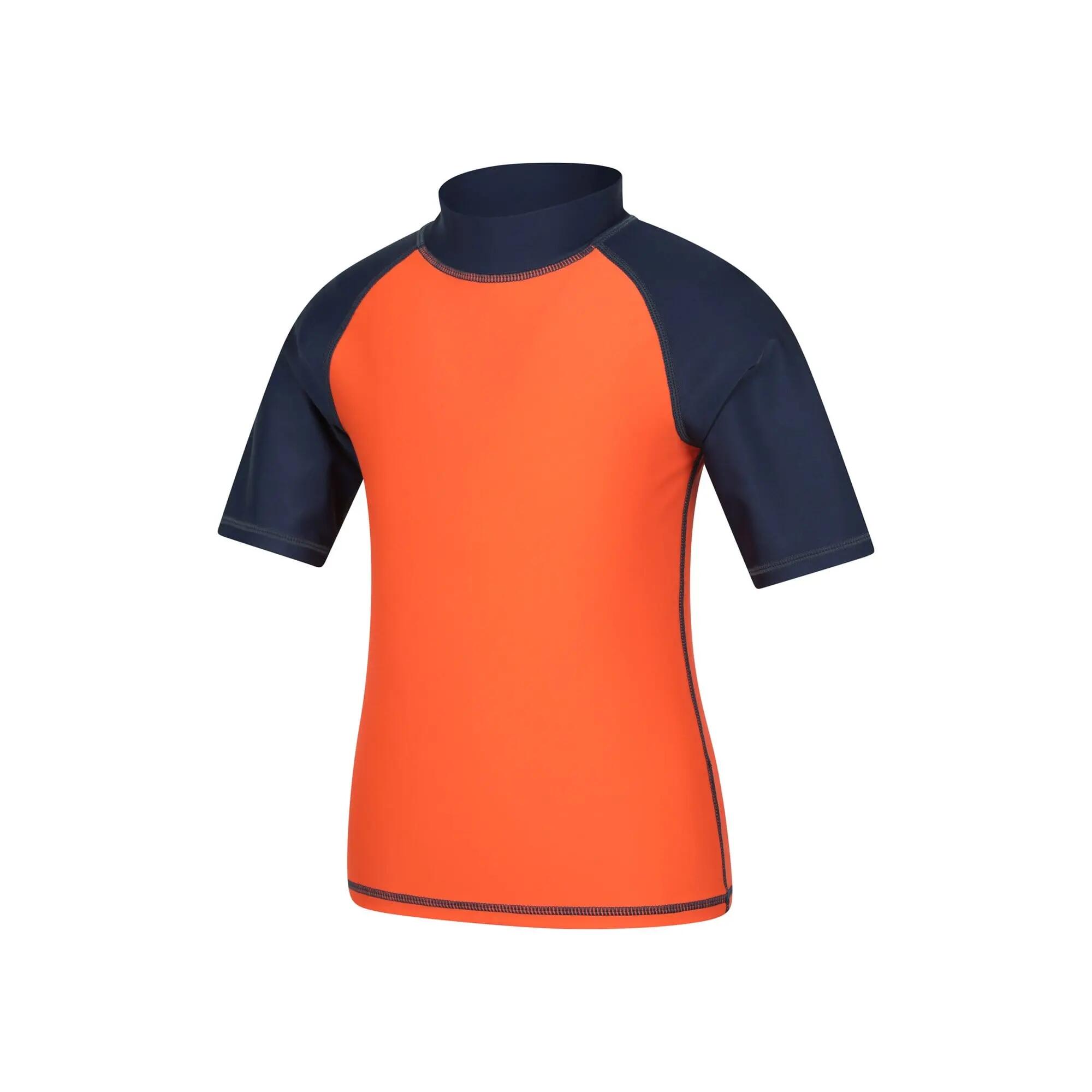 Kinder Schwimmen UV-Shirt LSF 50+ Flatlock-Nähte Schnelltrocknend 4/6