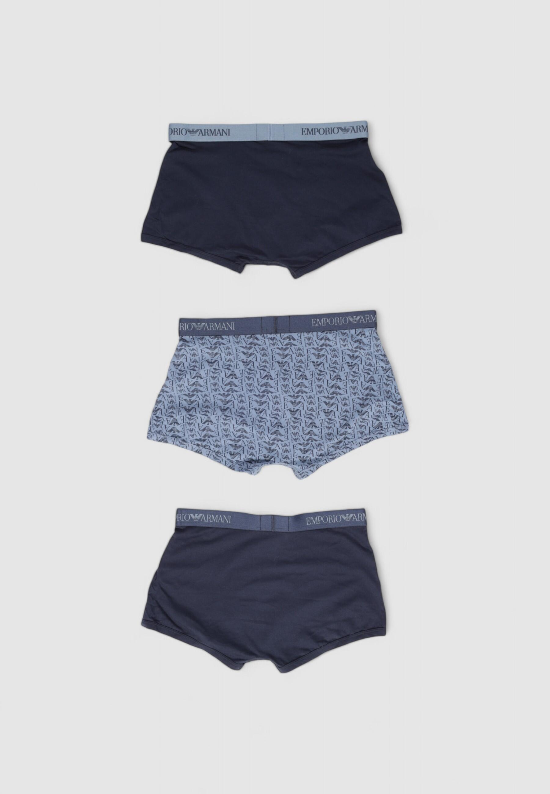 caleçon  HOMME bleu 3/4