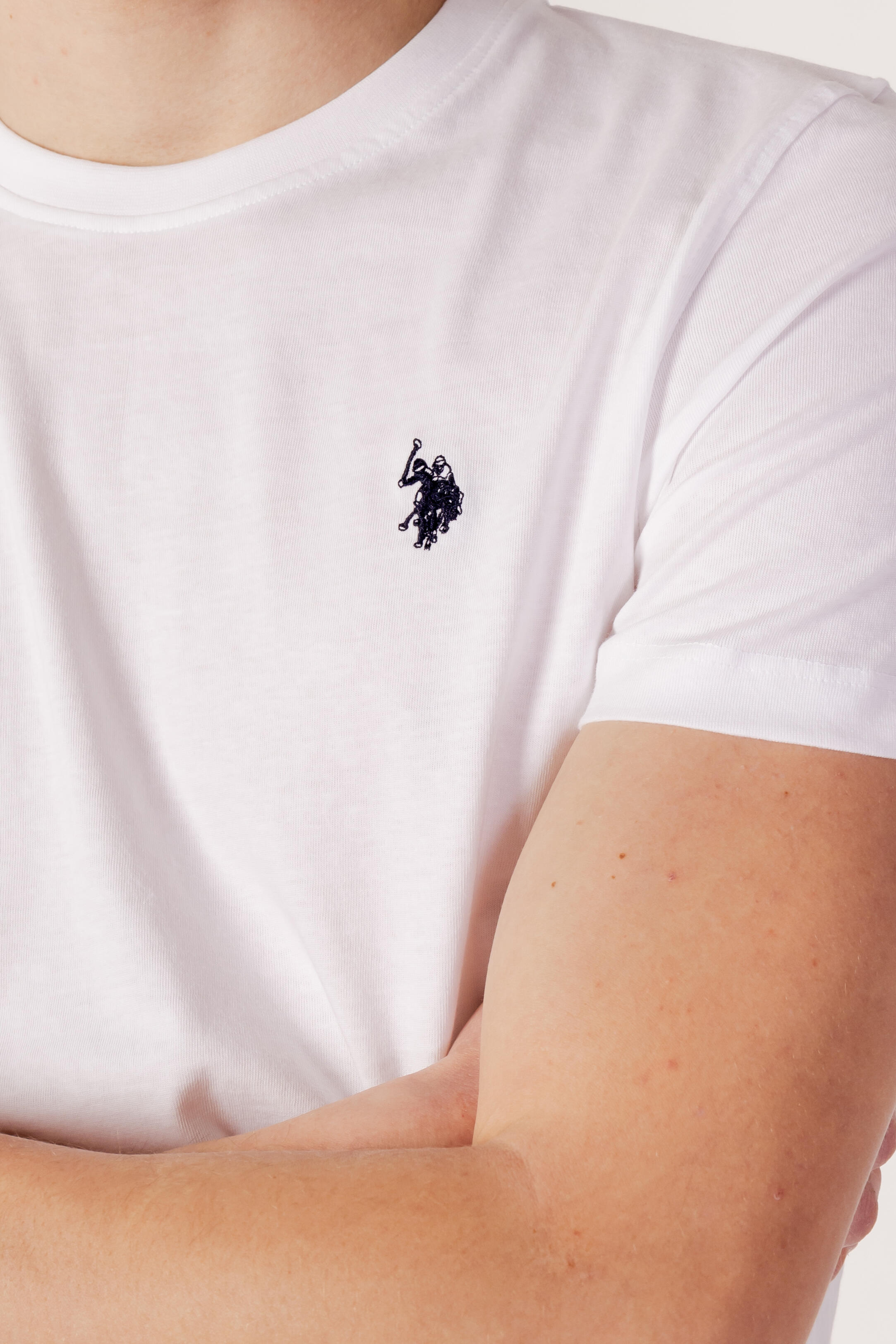 T-Shirt Hommes Us Polo Assn Mick blanc 2/4