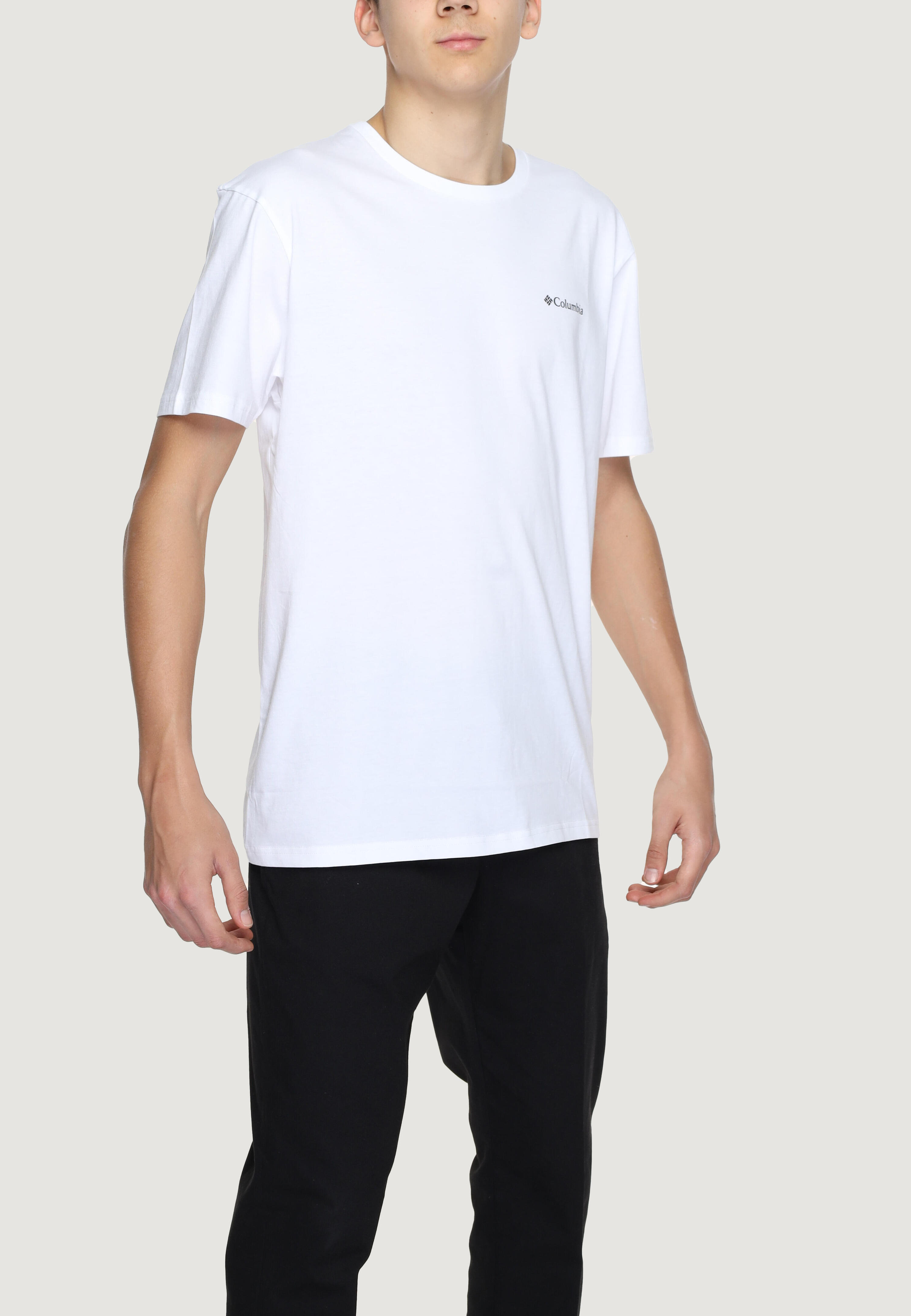 T-Shirt Homem Columbia North Cascades Branco 4/4