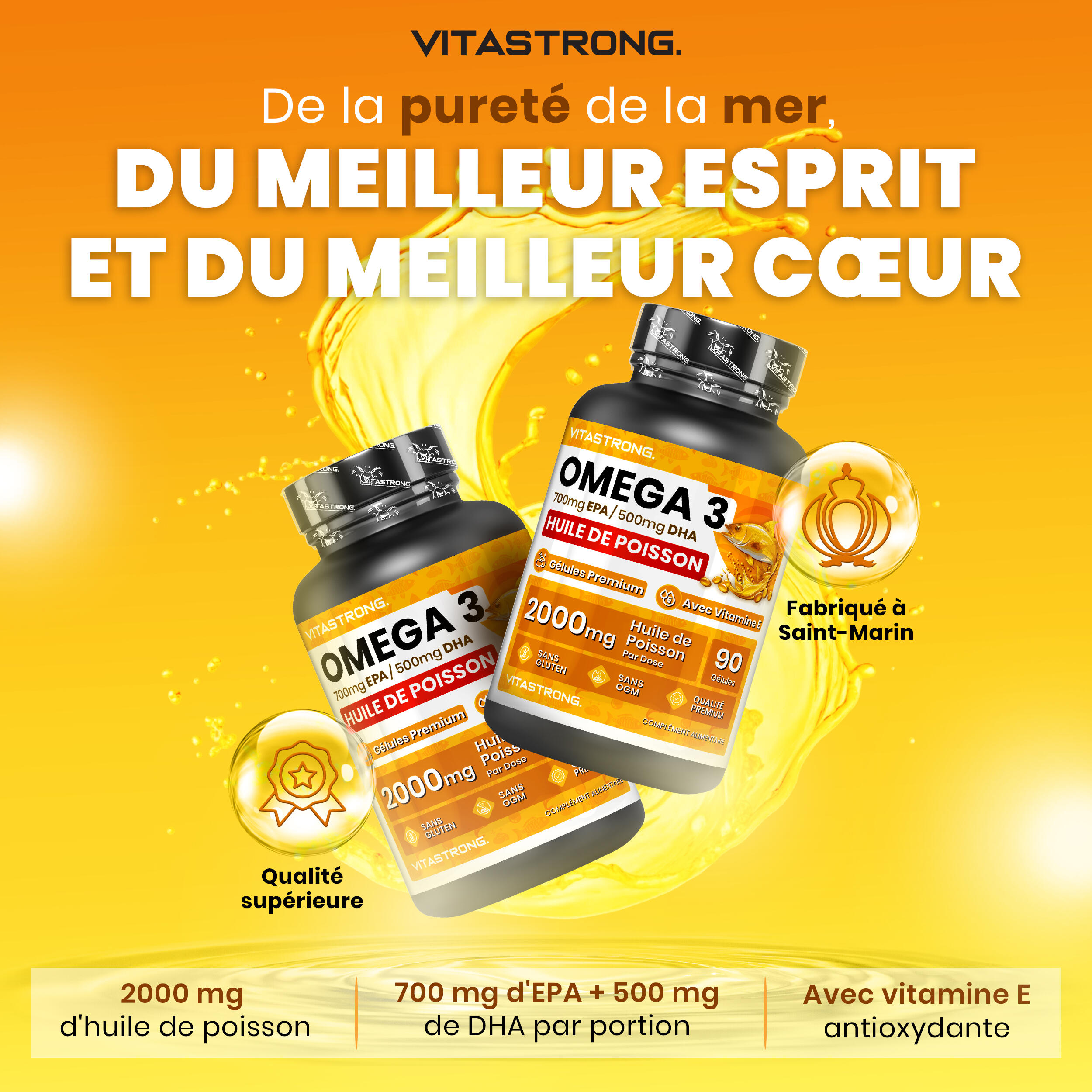 Vitastrong TESTOBOOSTER El Único ORIGINAL Con Ingredientes Patentados 2/2