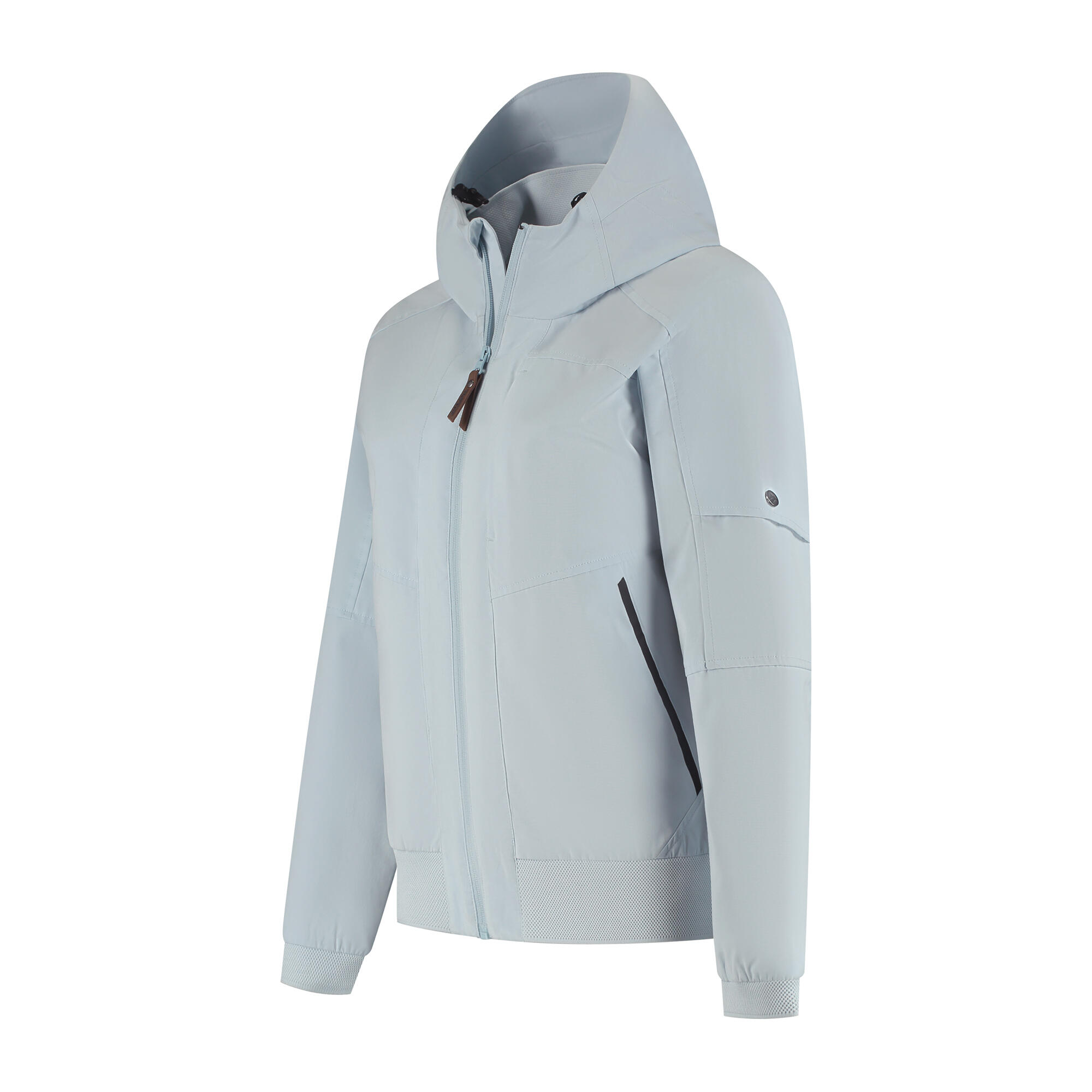 Halle Mujer - Chaqueta hardshell - Impermeable - Azul claro 3/6