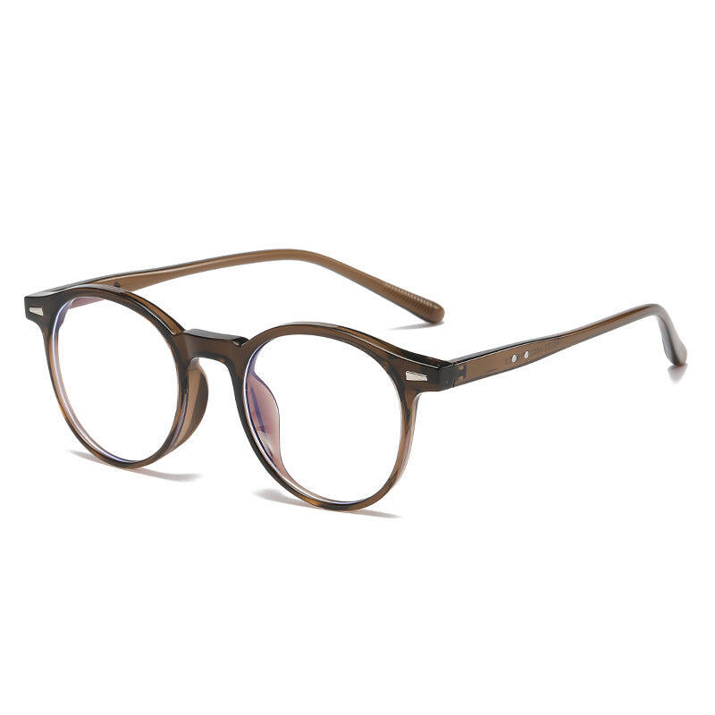 Tea Frame White Sheet 2 Pairs Round Frame Polarized Sunglasses