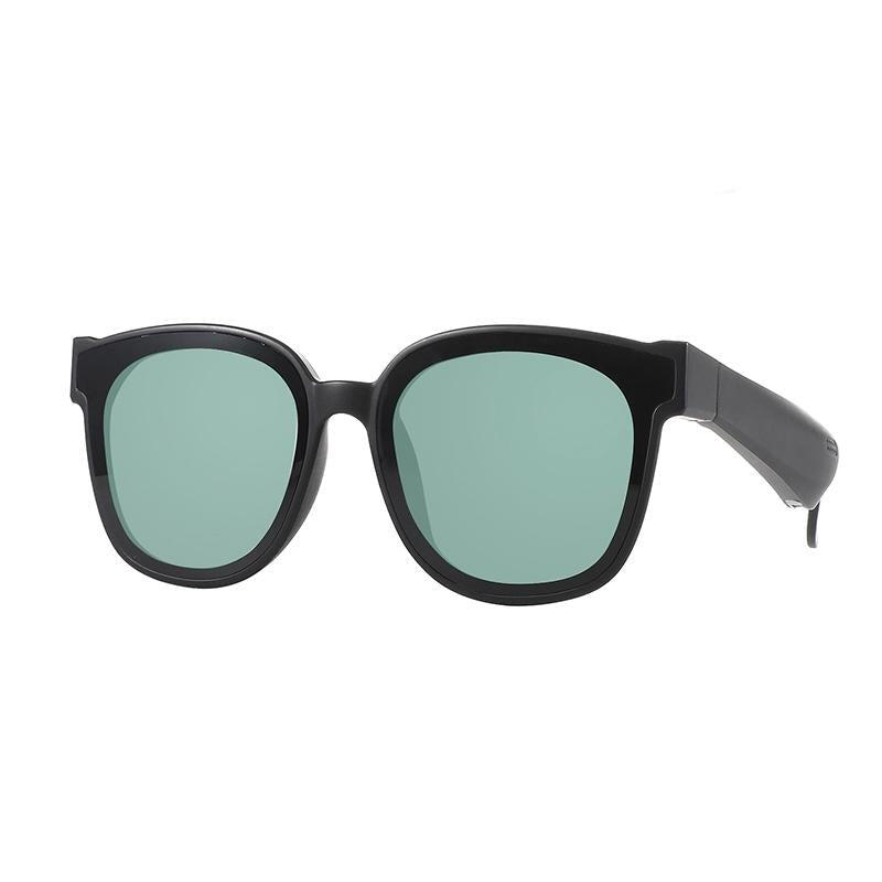 Smart Audio Sunglasses with Bluetooth Earphone  - Dark Green