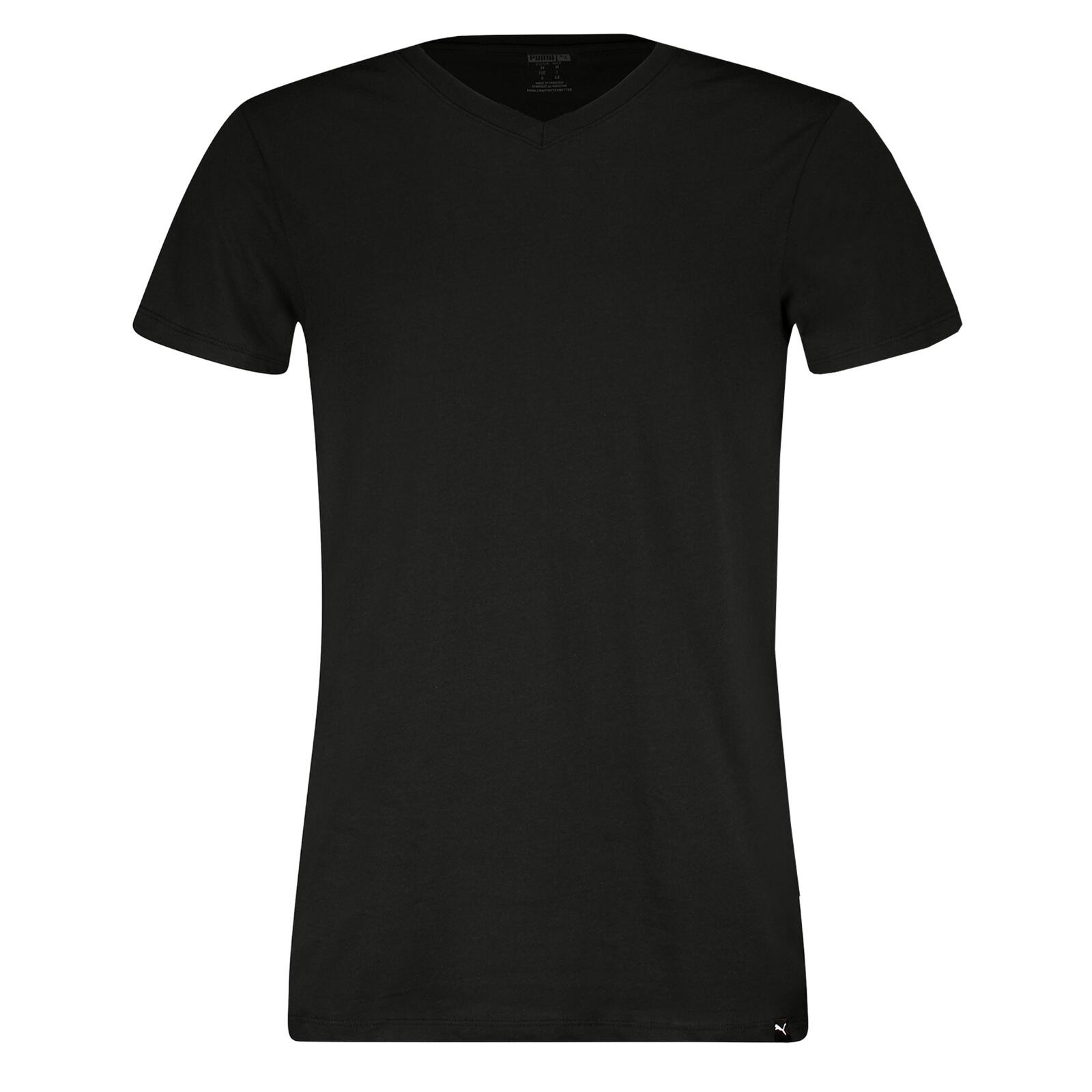 Everyday V-hals T-shirt 2-pack – Black – L 2/2
