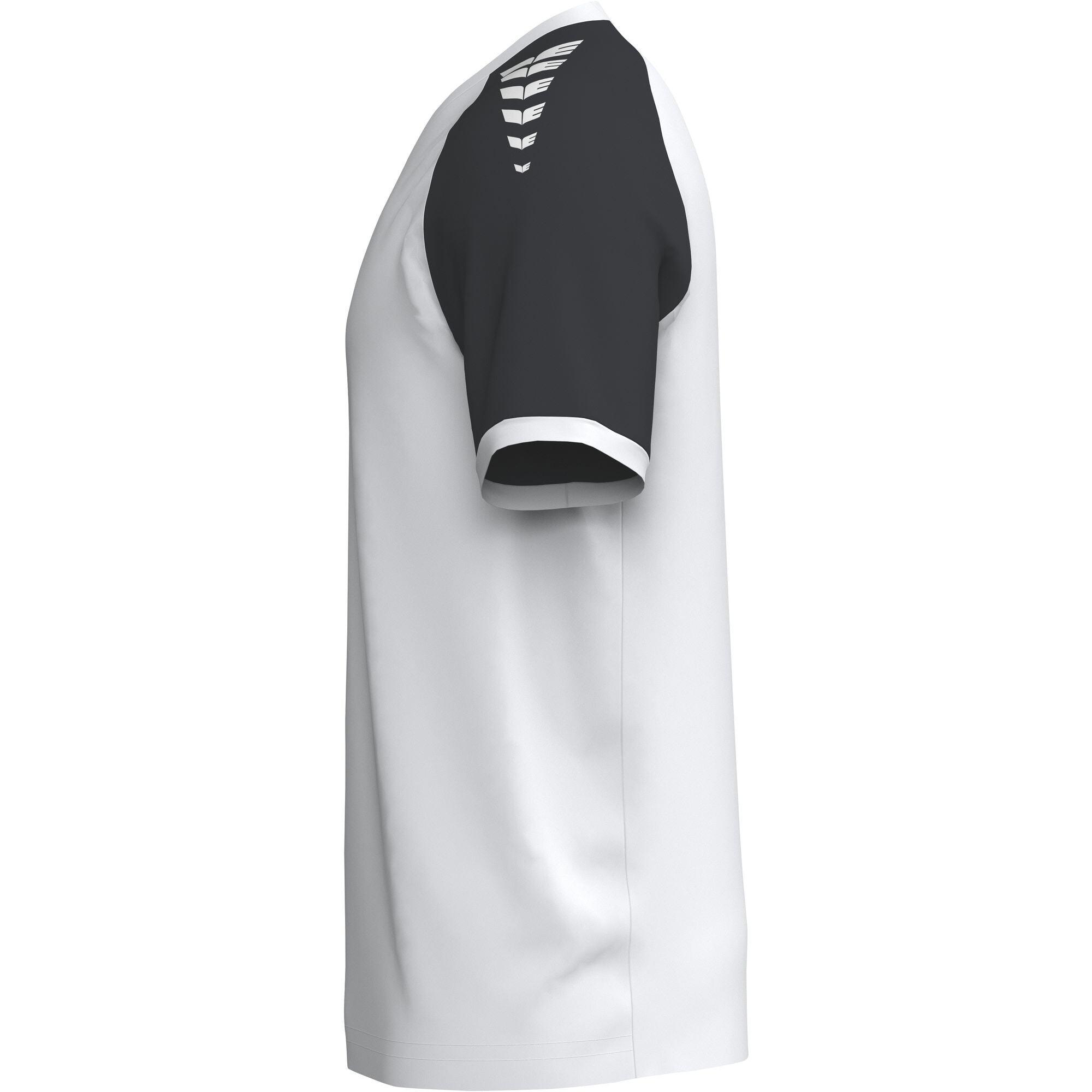Erima Wings Jersey Korte Mouw Wit/zwart Junior 3/4