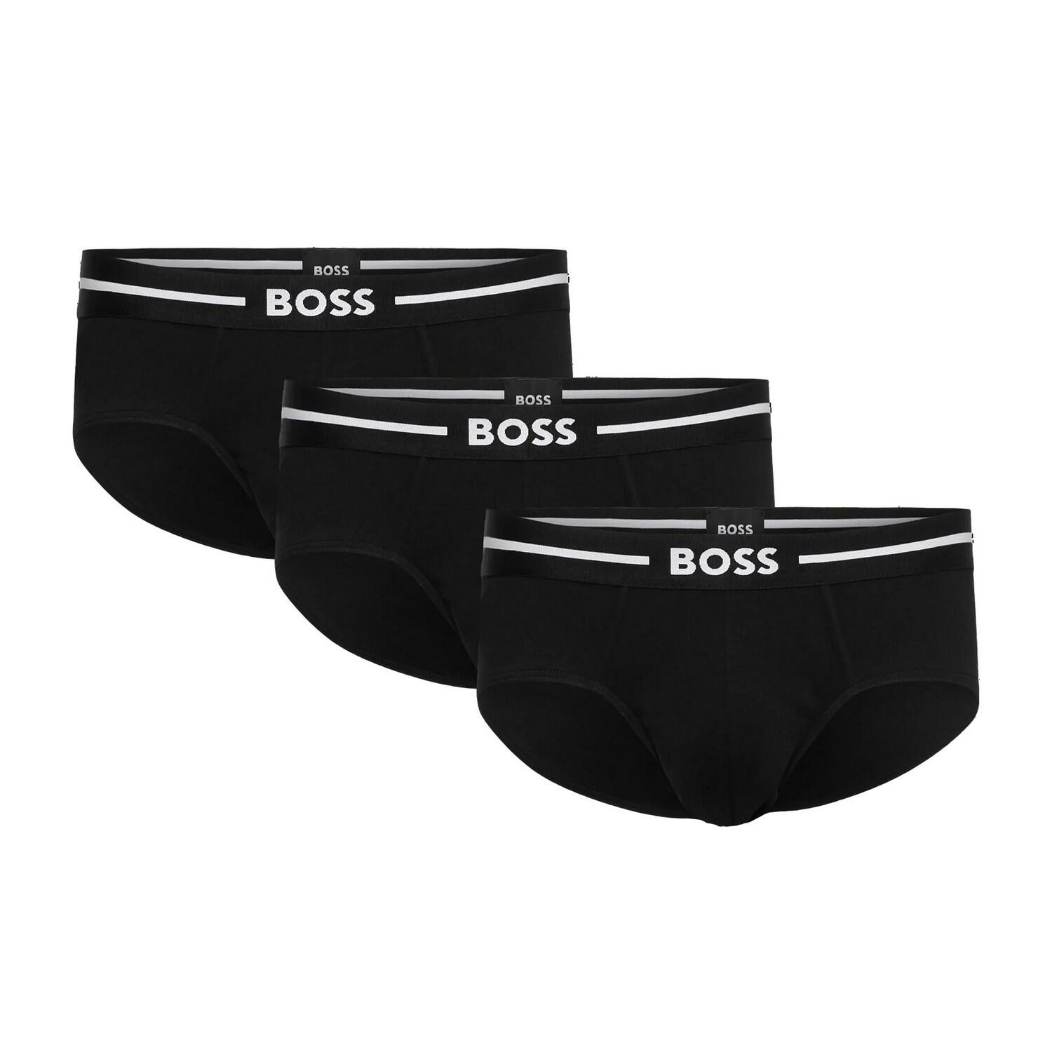 Boss Mens Logo Briefs (Pack of 3)