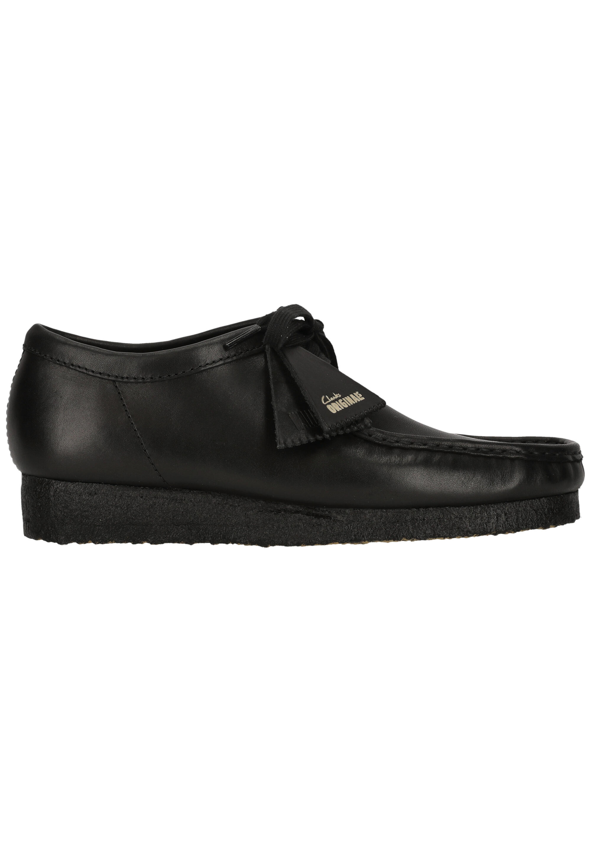 Schnürschuhe Wallabee Black Leather 2/5