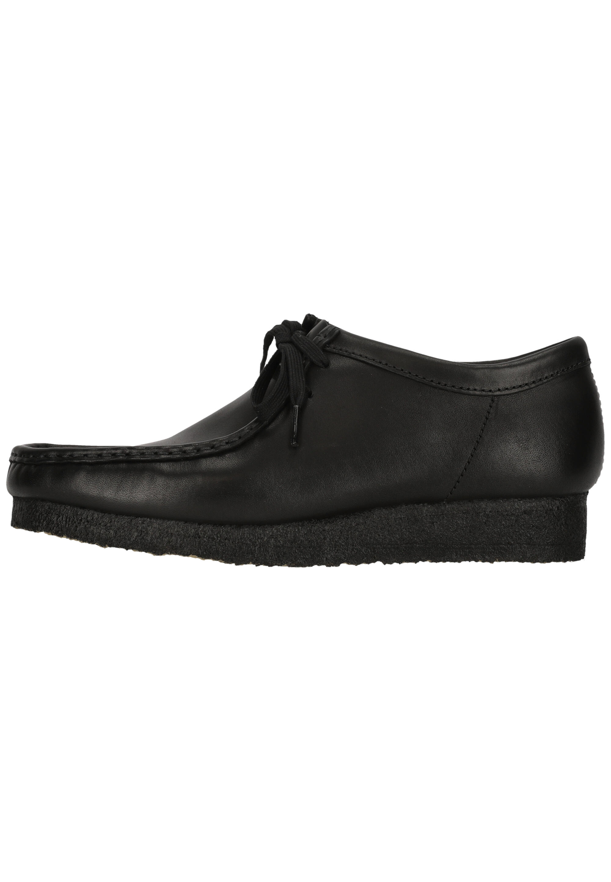 Schnürschuhe Wallabee Black Leather 1/5