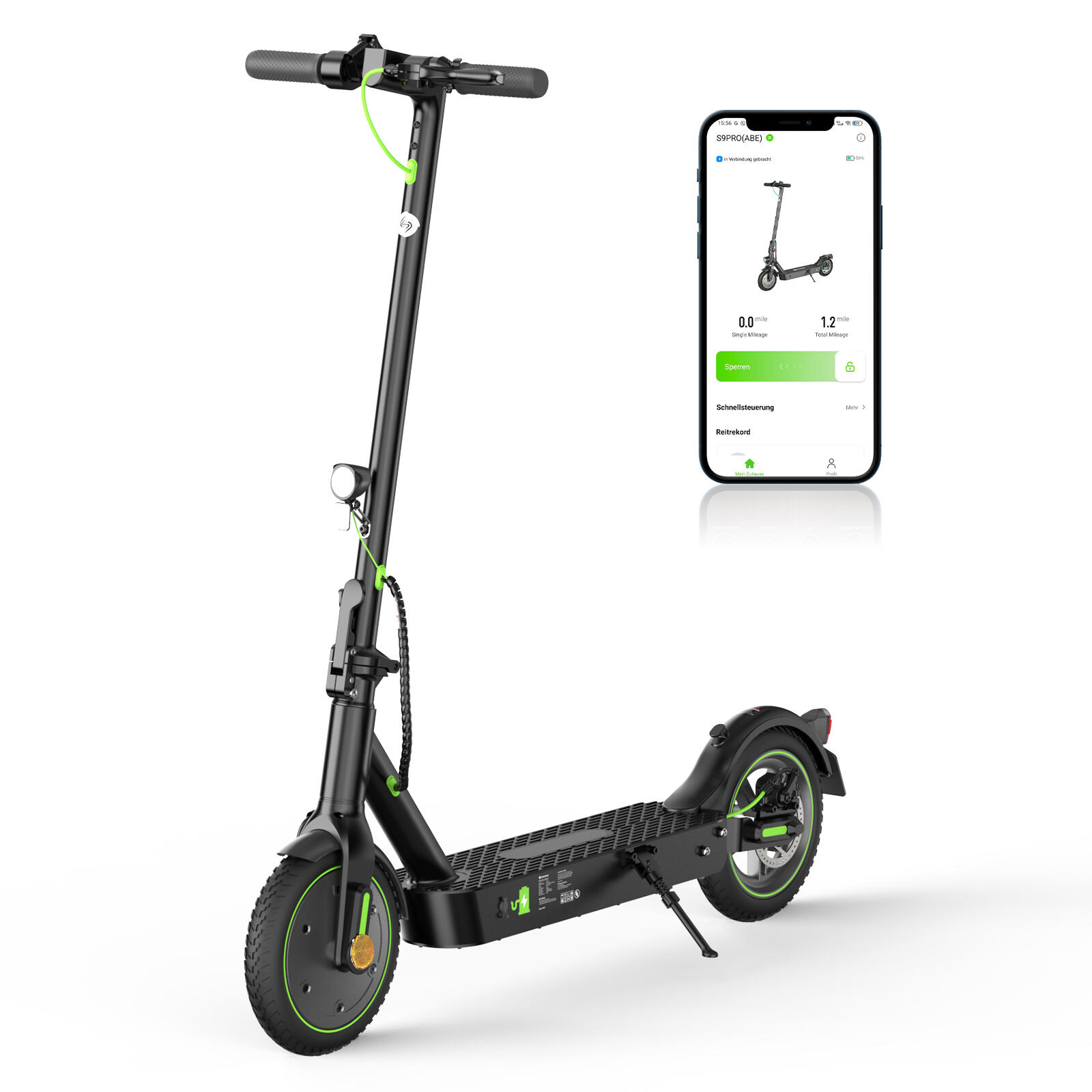 Trottinette électrique pliable isinwheel ABE-S9Pro pour adultes - Trottinette él 2/3