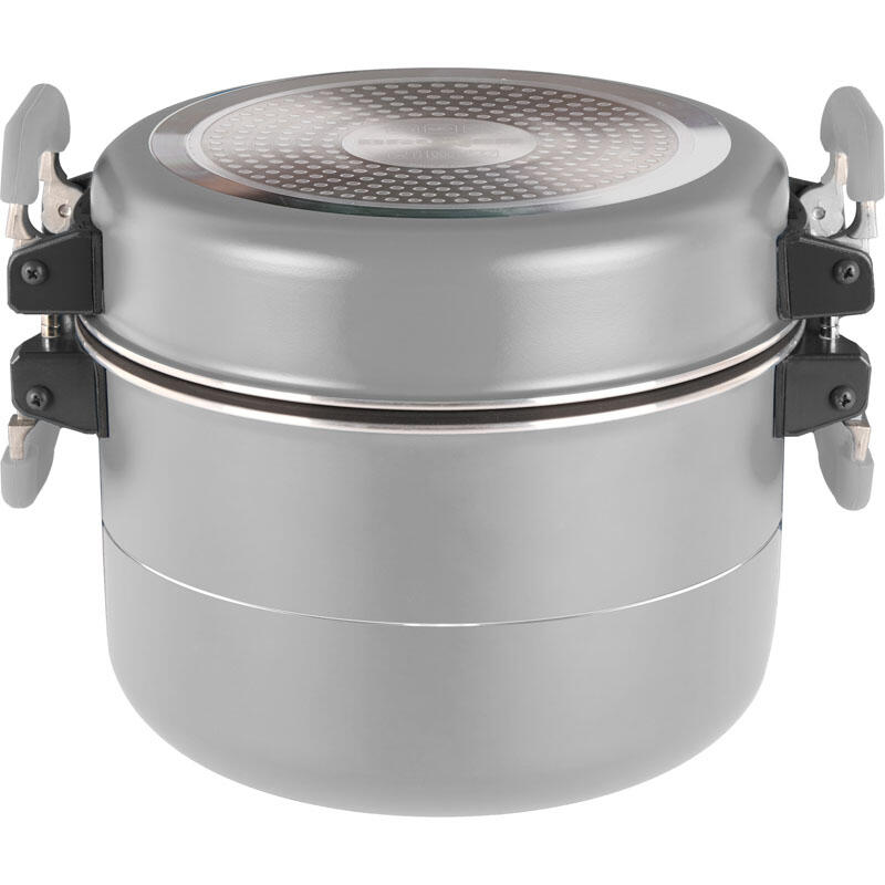 Batería de Cocina Fusion 7+1 Magnética Camping Olla Sartén Cerámica 4/7