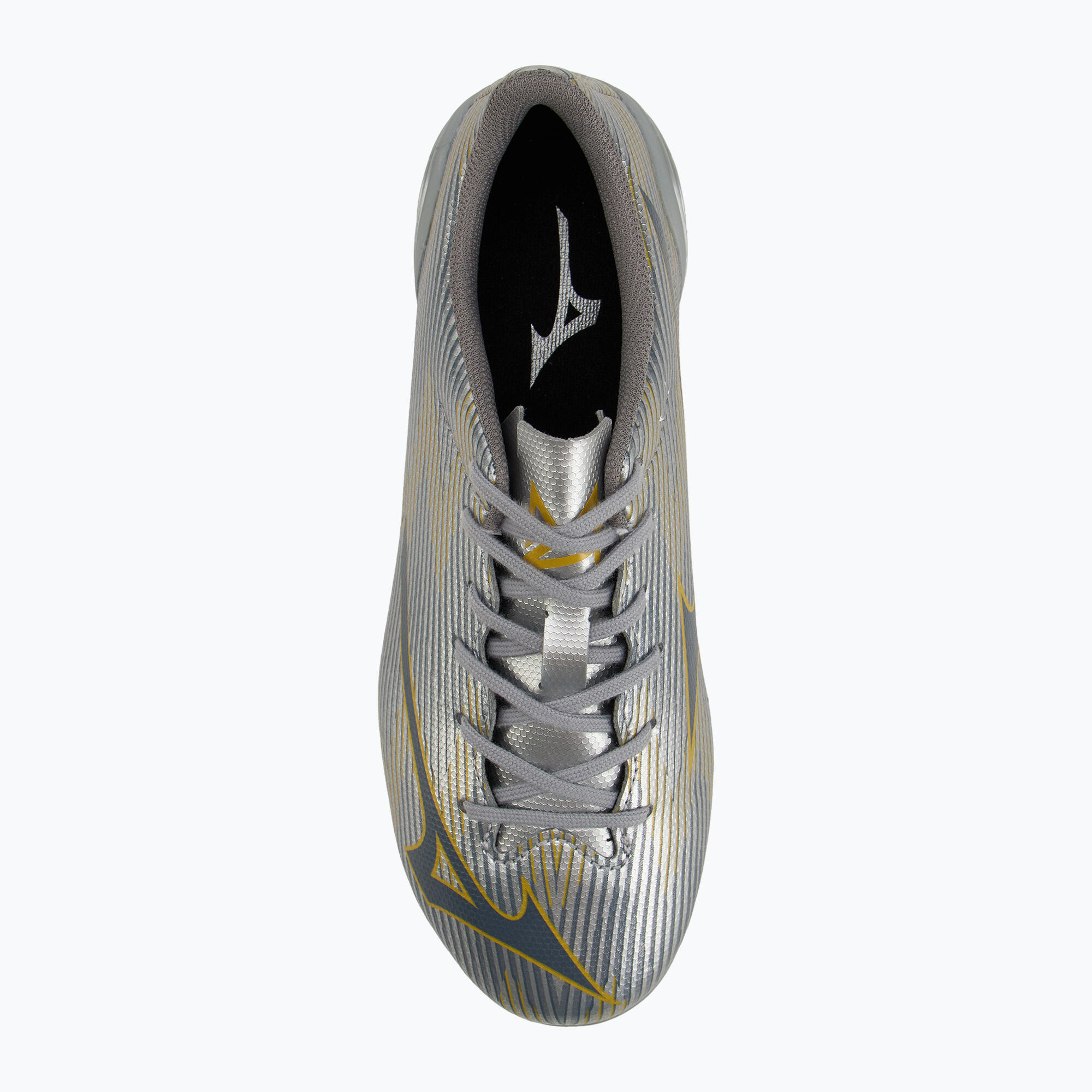 Buty piłkarskie dziecięce Mizuno α II Select Jr Md galaxy silver/8605 c/gold 5/7