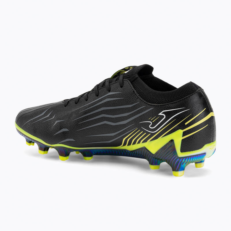 Ghete de fotbal pentru bărbați Joma Propulsion Top FG negru/galben