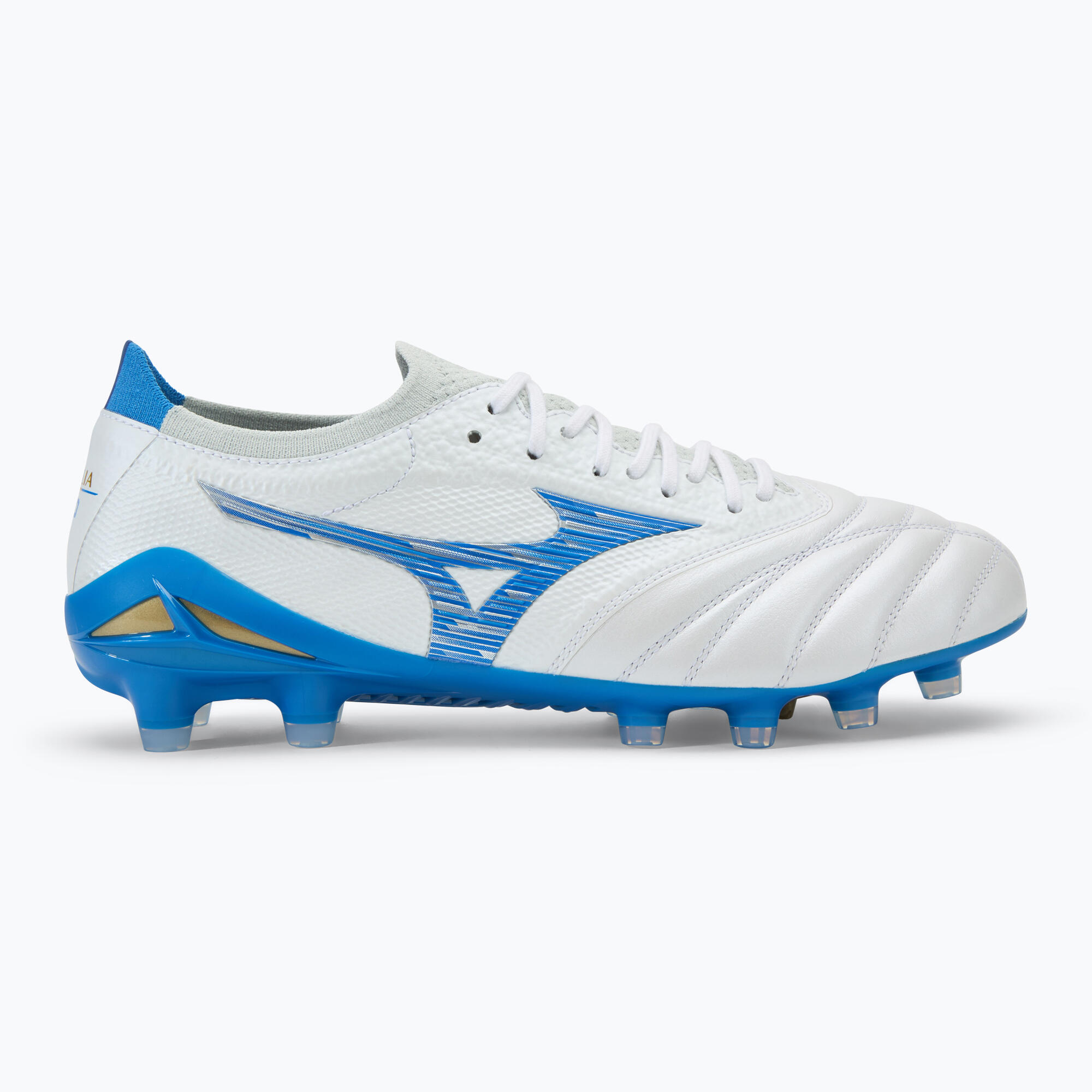 Buty piłkarskie męskie Mizuno Morelia Neo IV β Japan FG laser blue/white 2/7