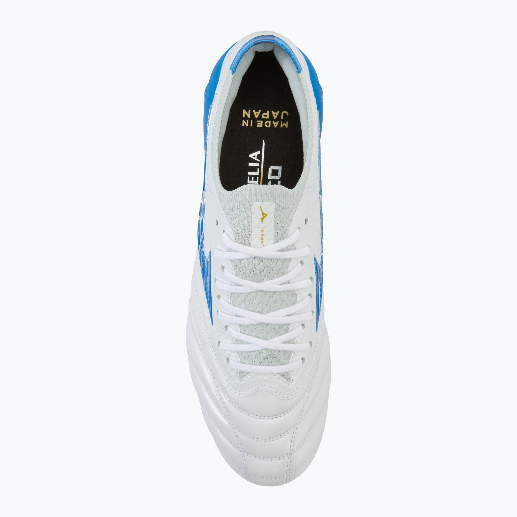 Buty piłkarskie męskie Mizuno Morelia Neo IV β Japan FG laser blue/white 5/7