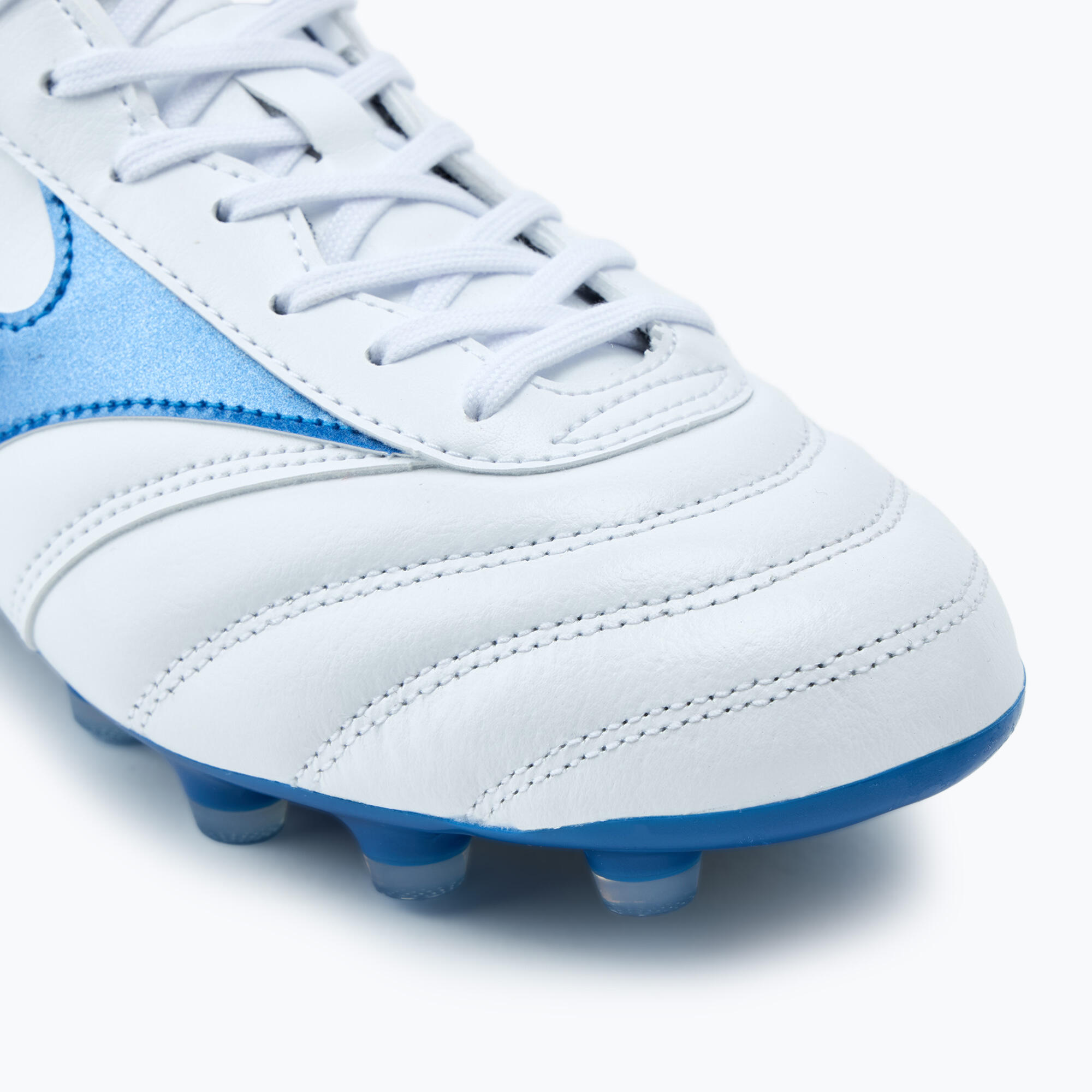 Buty piłkarskie Mizuno Morelia II Pro MD white/laser blue/gold 7/7