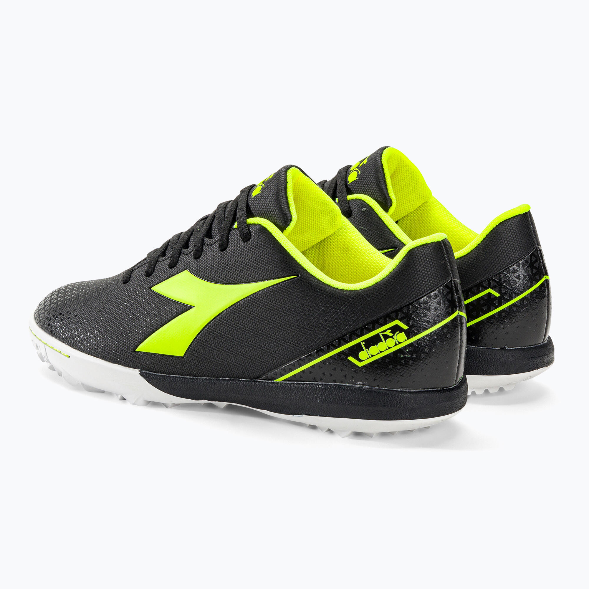 Diadora Pichichi 6 TFR, Scarpe Da Calcetto - Nero/Giallo, Bianco/Azzurro 3/7