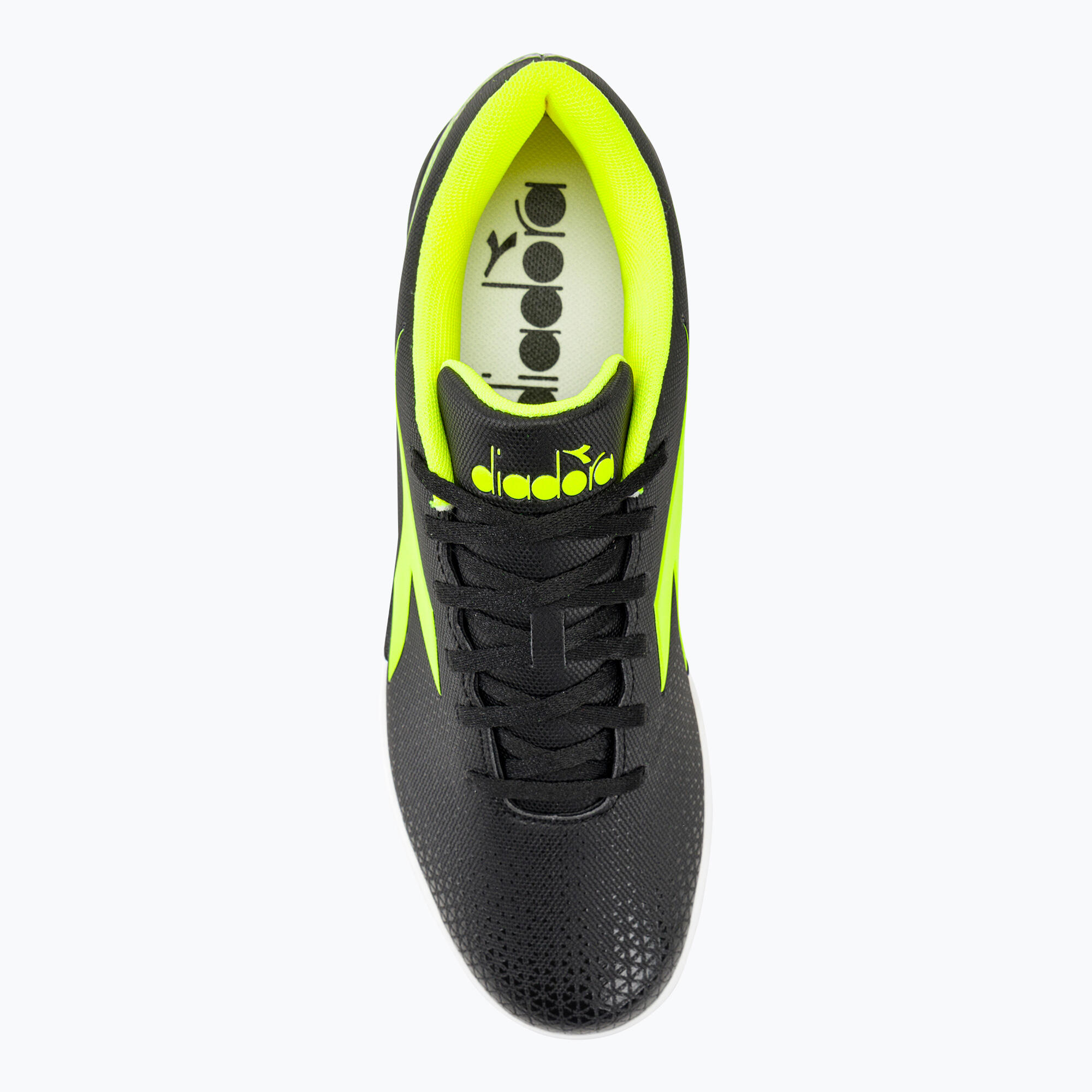 Diadora Pichichi 6 TFR, Scarpe Da Calcetto - Nero/Giallo, Bianco/Azzurro 6/7