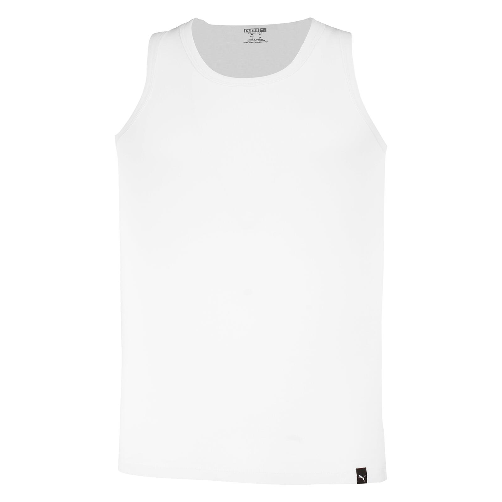2 er Pack Puma Basic Tank Top Men Herren Unterhemd Rundhals 2/2