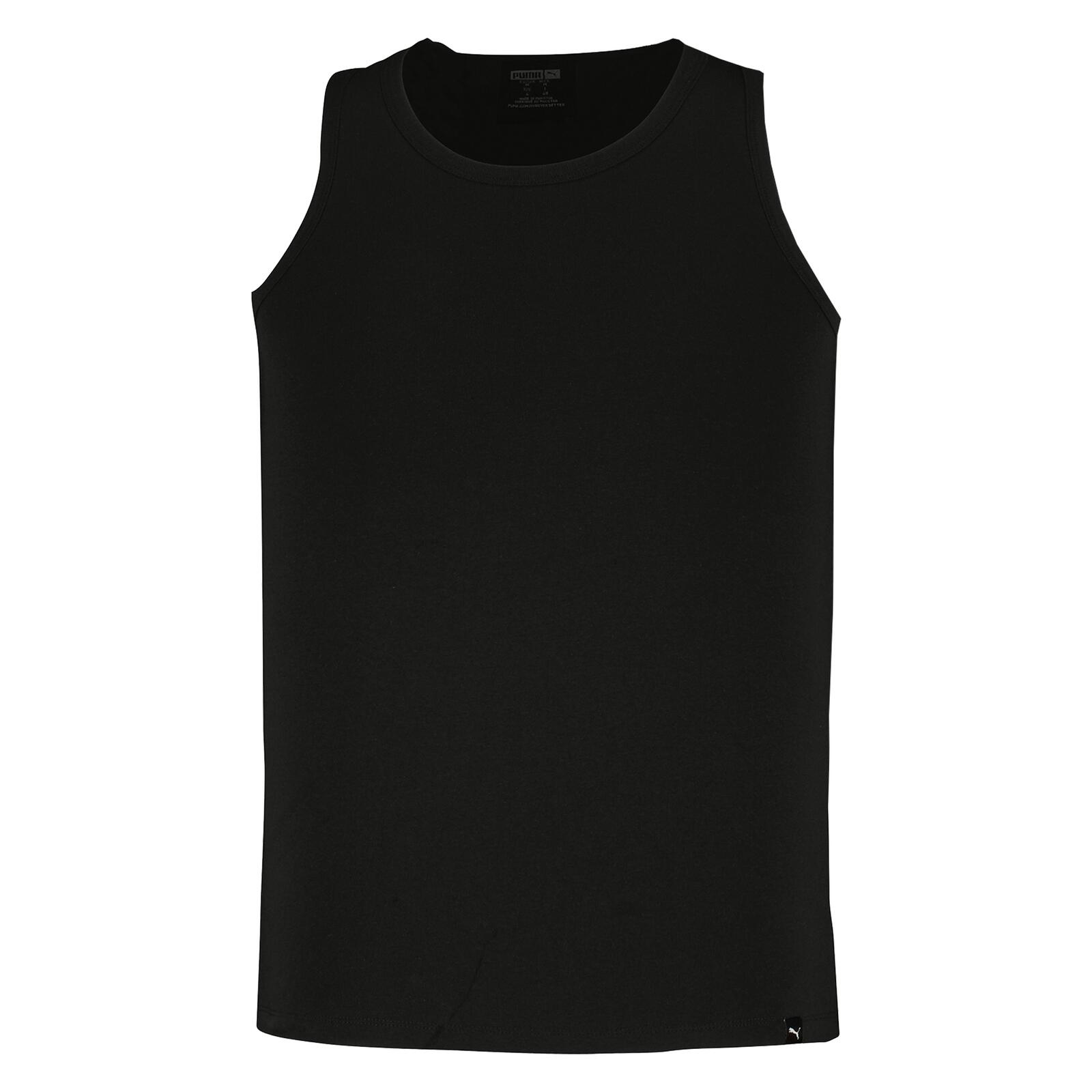 2 er Pack Puma Basic Tank Top Men Herren Unterhemd Rundhals 2/2