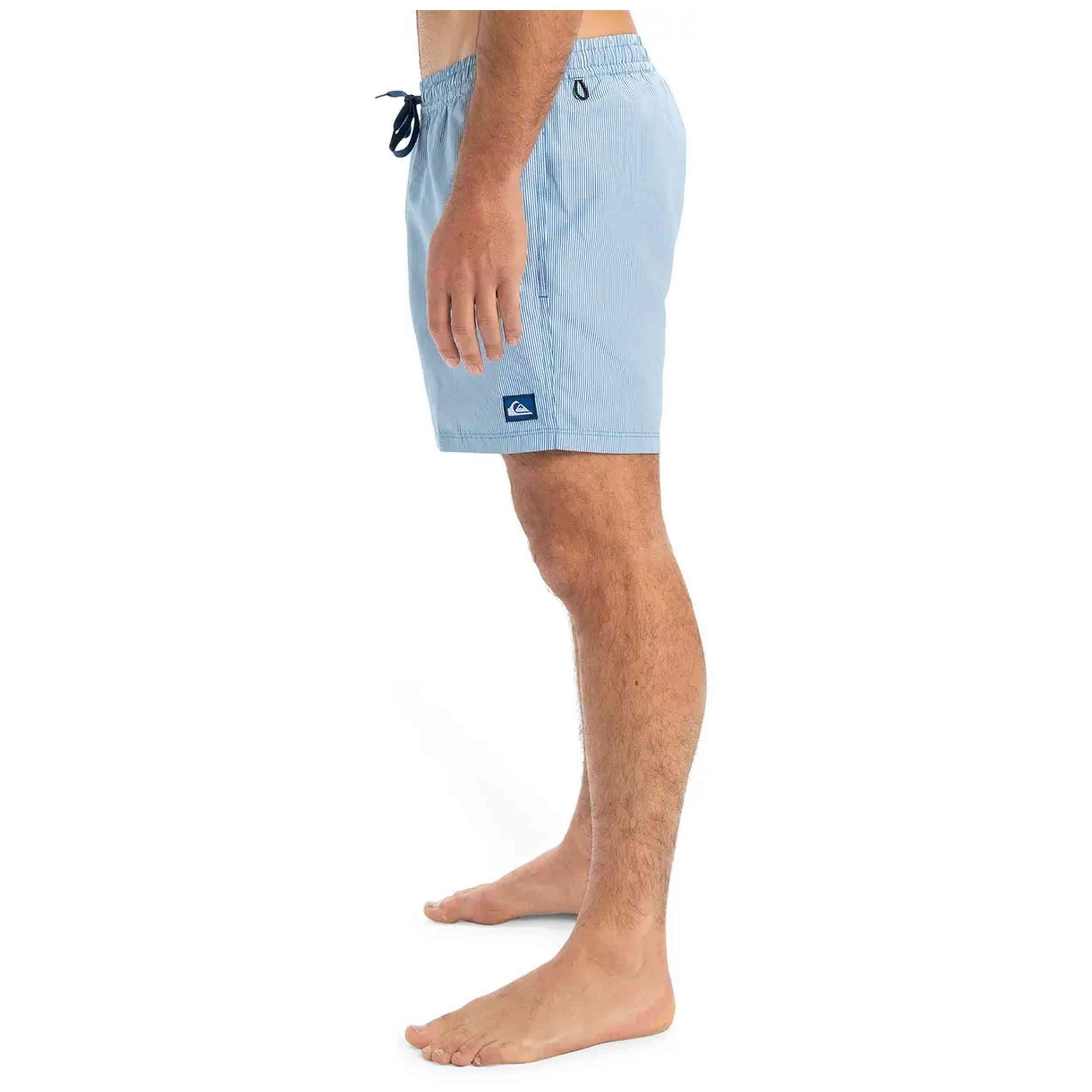 Calção de banho Quiksilver Everyday Deluxe Volley 15 branco e azul 5/7