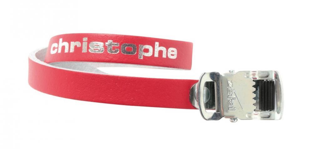 Christophe leather toe-straps - Courroies en cuir pour cale-pieds 2/2