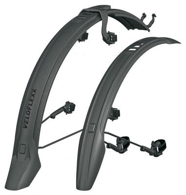 Sks veloflexx 65 spatbordset voor 26"-27,5" fietsen, slagvast kunststof...