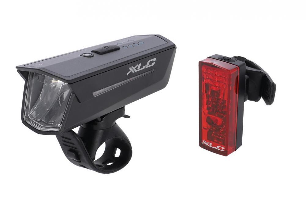 Zestaw oświetlenia rowerowego Led XLC CL-S25 Proxima Pro USB 2/5