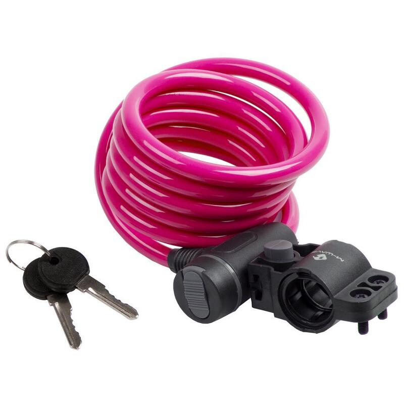 Antifurt cu Cheie M-WAVE  "S 10.18"  Roz