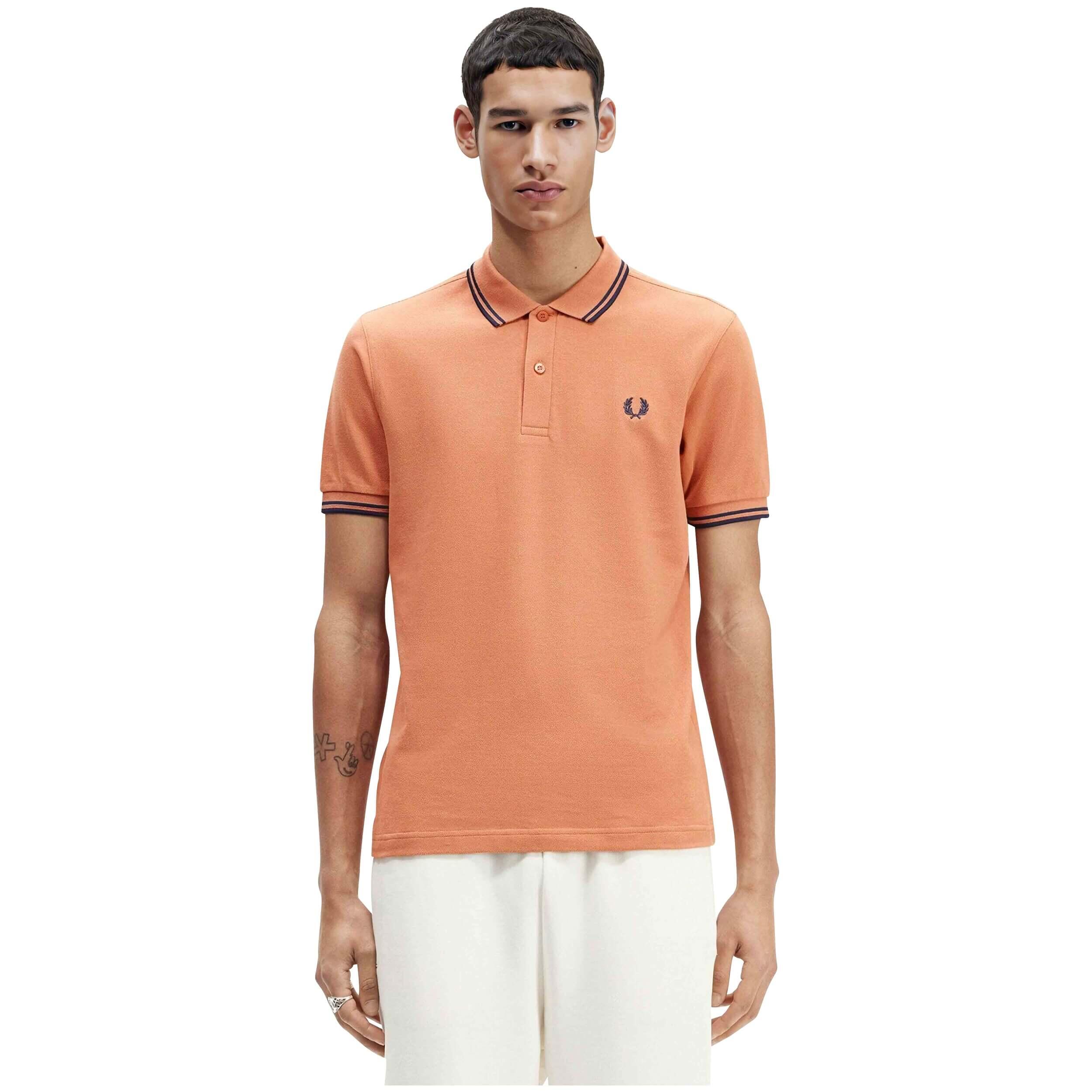 Polo à manches courtes Fred perry modèle M3600-T58 pour homme 1/5