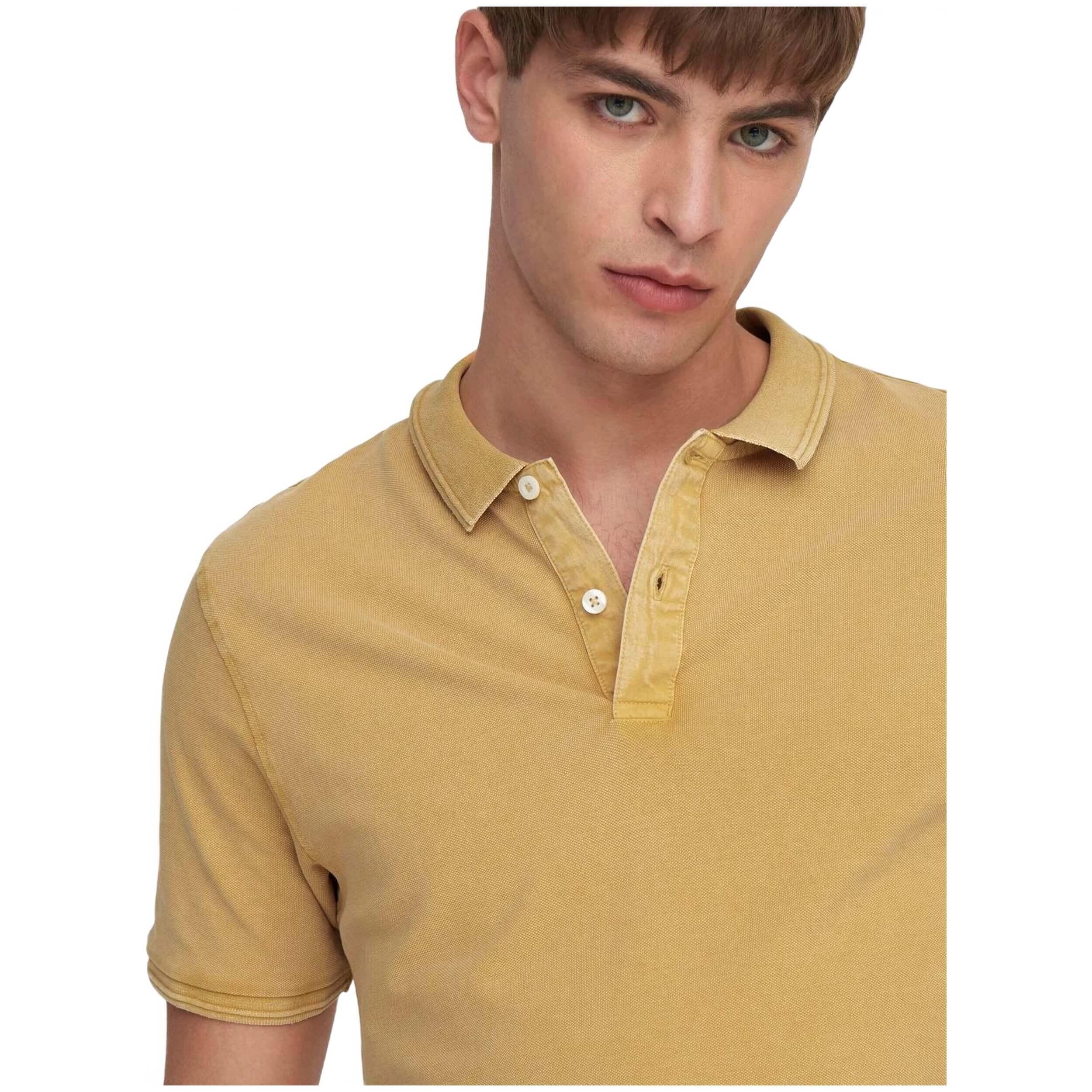 Polo de manga corta Only & sons modelo 22021769-OCHRE para hombre 5/5