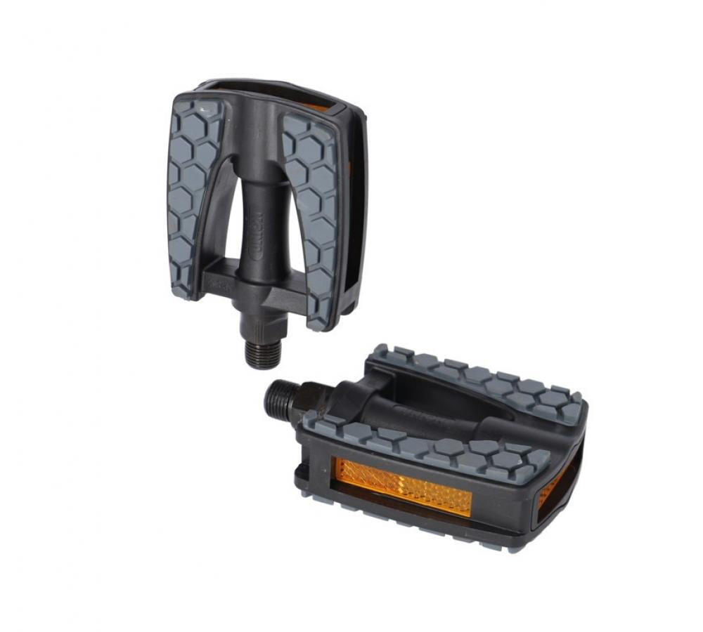 XLC Kinder-/Jugendpedal schwarz/grau, 9/16",Reflektor 2/3