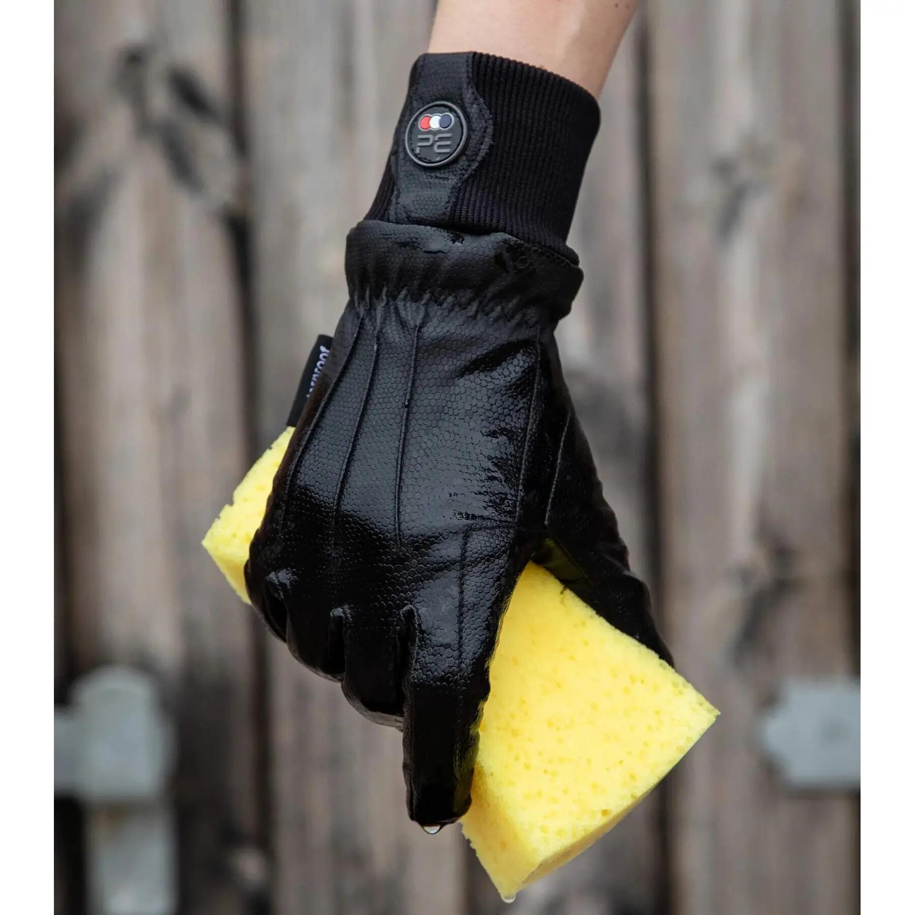 Gants d'équitation imperméables Premier Equine Dajour 3/4