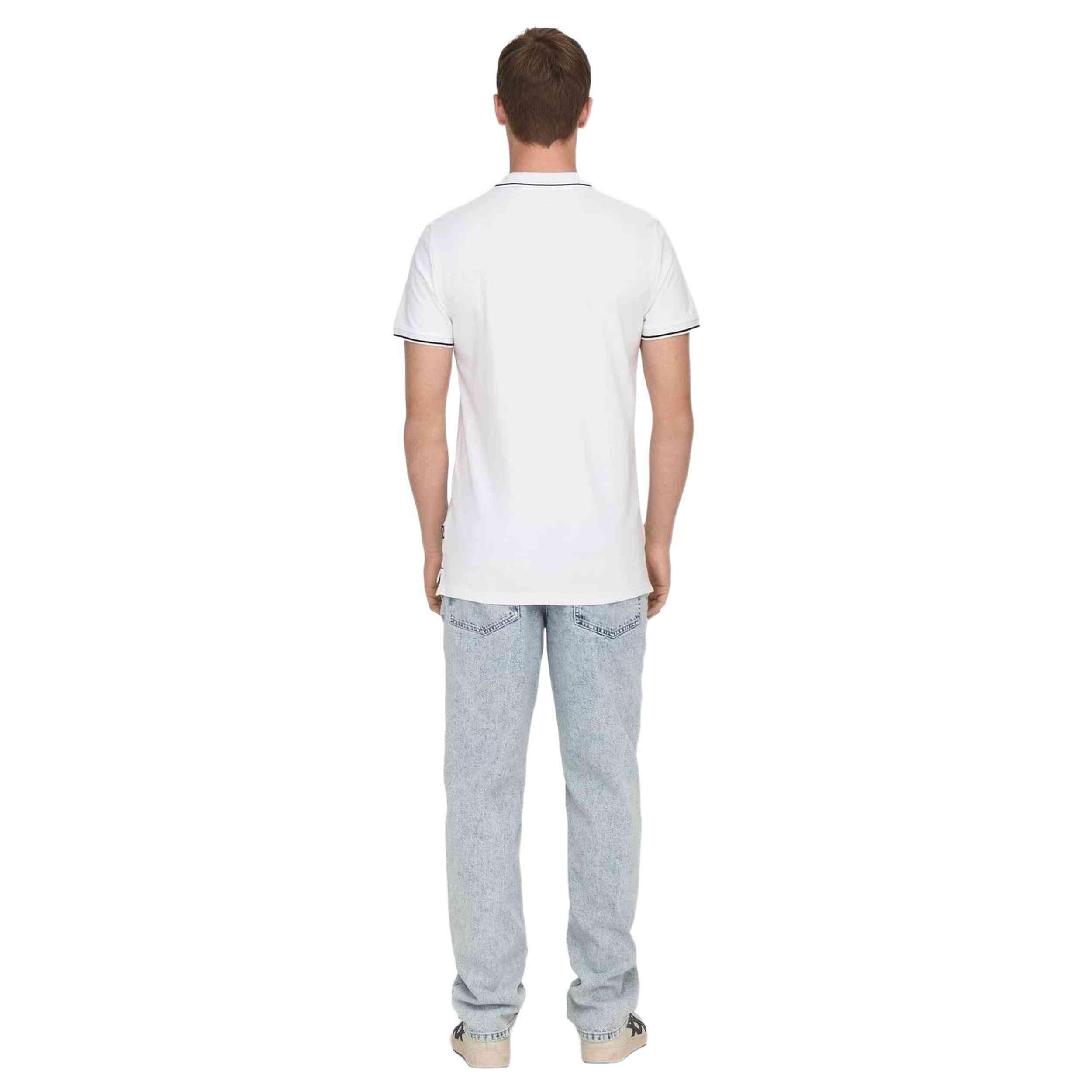 Polo a maniche corte Only & sons modello 22024827-BRIGHT per uomini 2/5