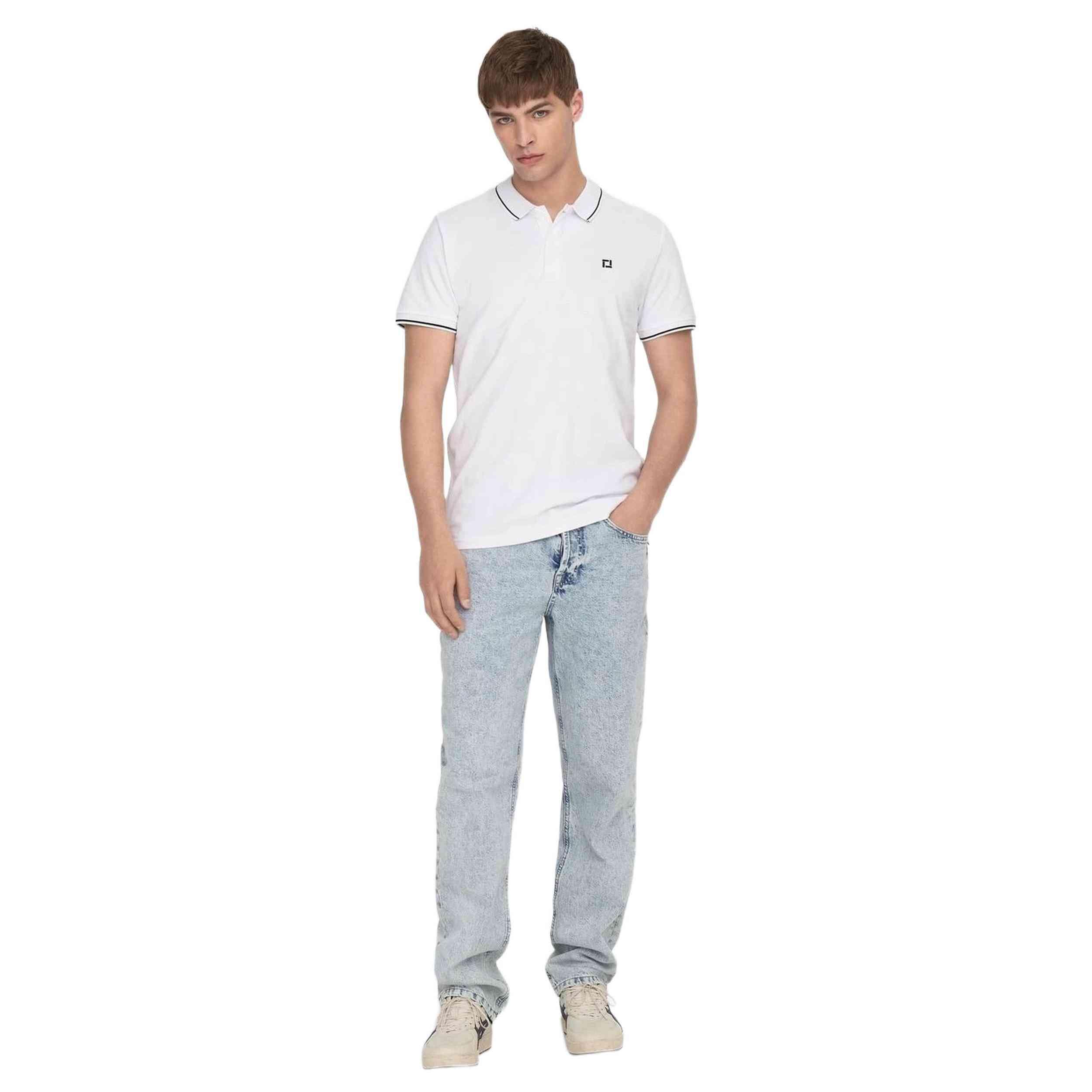 Polo a maniche corte Only & sons modello 22024827-BRIGHT per uomini 5/5