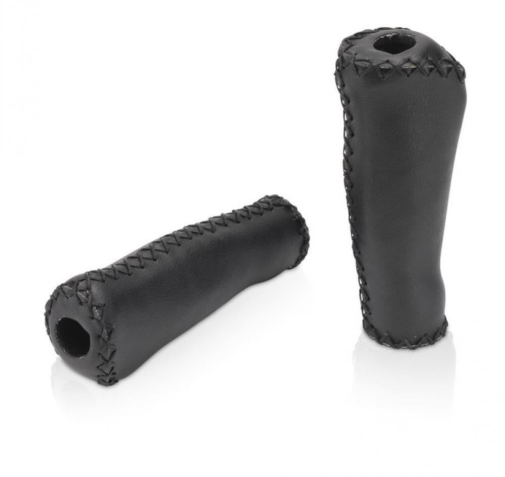 Paire de Grips XLC GR-G11 Rétro 135 mm Noir 2/2
