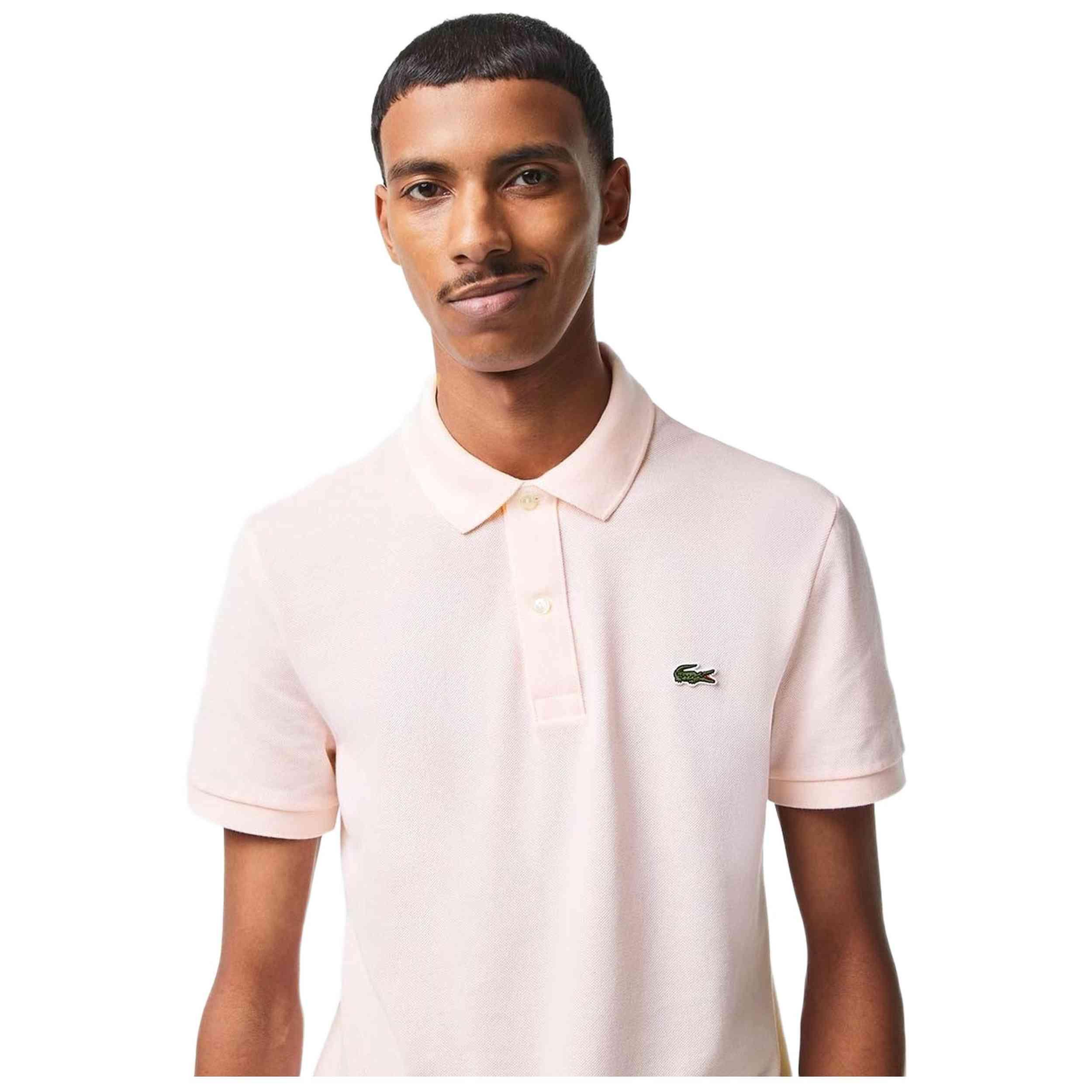 Korte mouw poloshirt Lacoste model PH4012-00-T03 voor mannen 3/4