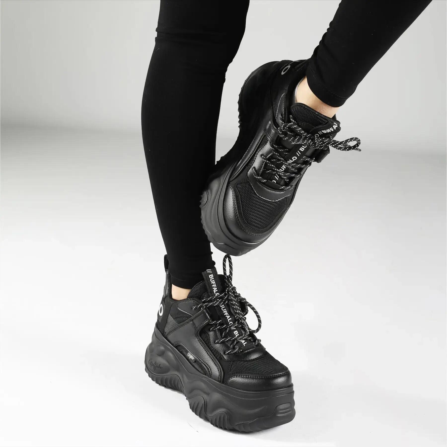 Sneakers für Damen Buffalo Blader Matcha - Vegan Nappa/Nubuck/Mesh 6/7