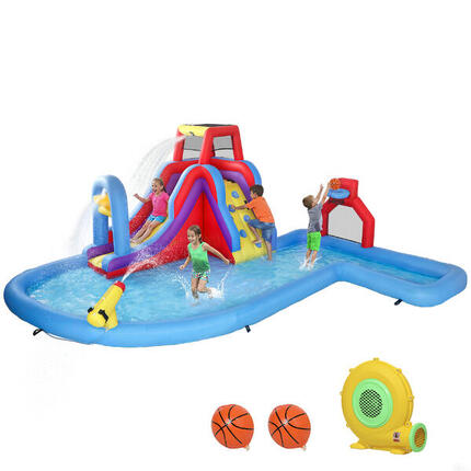 Castillo Hinchable Acuático AIYAPLAY 470x445x205 cm Multicolor