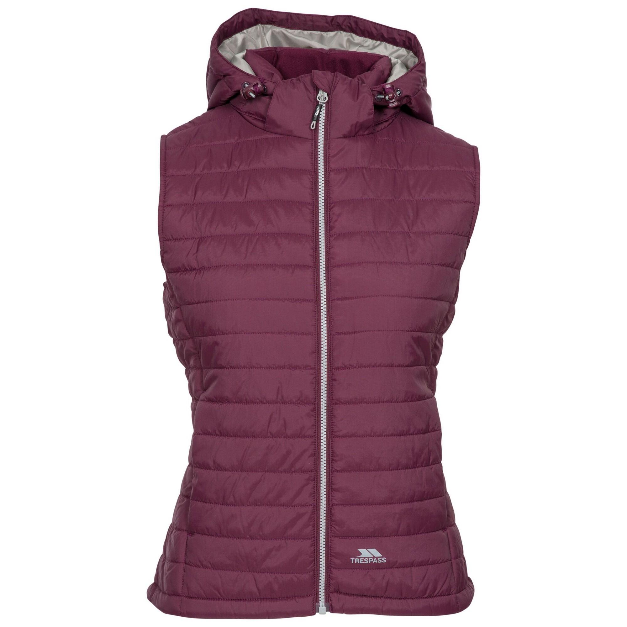 Trespass - Doudoune Sans Manches Aretha Femme (violet Foncé) - Doudoune Duvet - Violet - 34 2xs - Decathlon