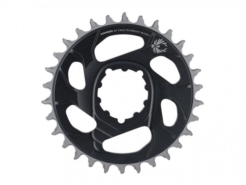 Ingranaggio X-Sync 2 Eagle - Offset 4mm - Grigio Luna - 30 Denti 2/4