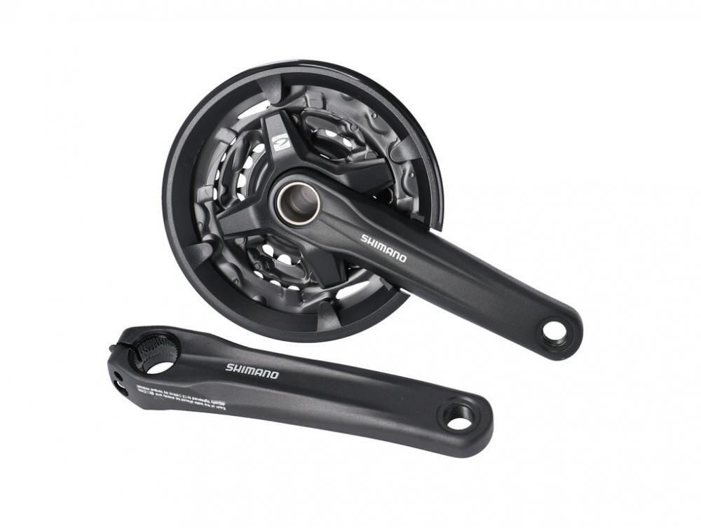 Pédalier VTT Shimano Altus MT210 3 x 9v 40-30-22 Dents Noir 2/2
