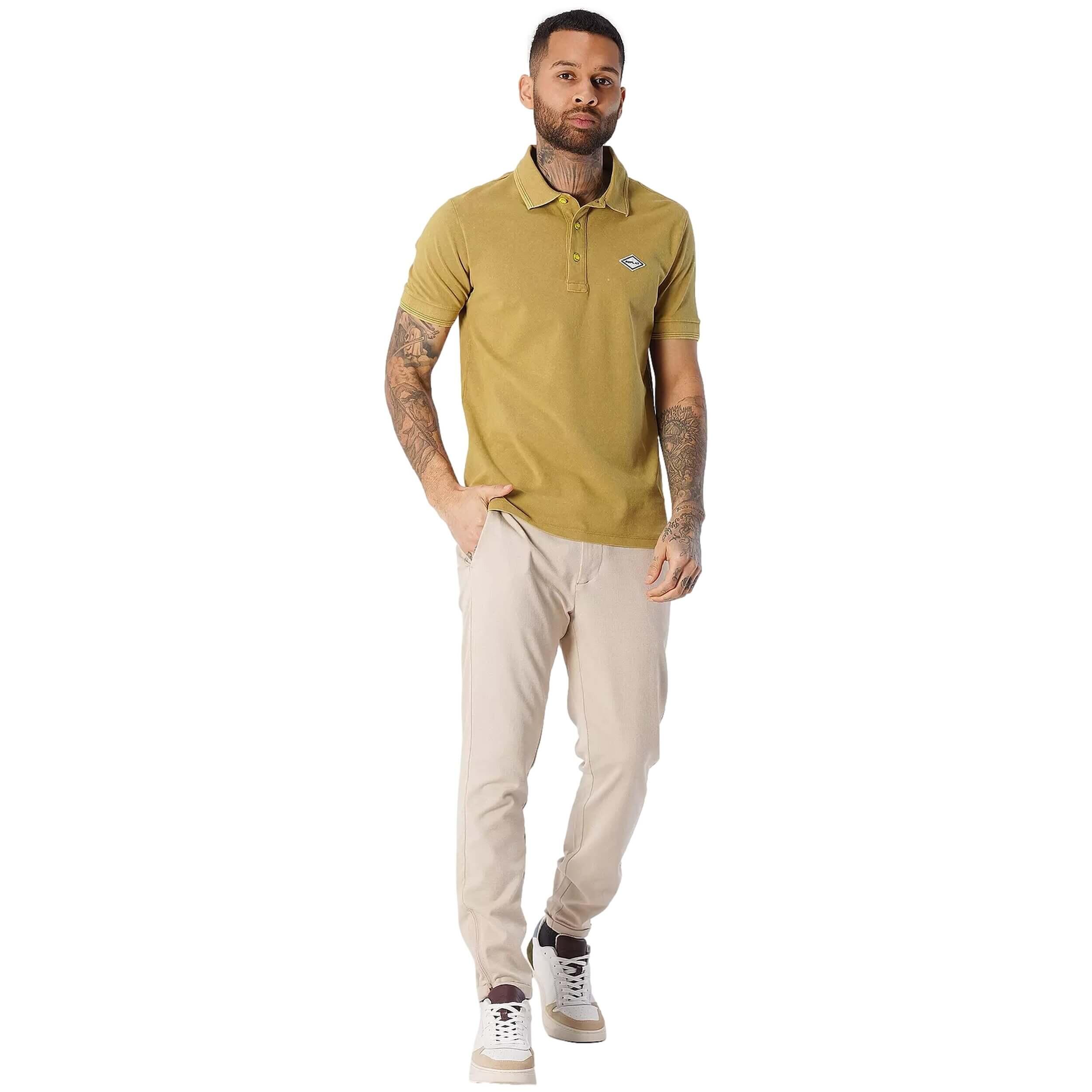 Polo de manga corta Replay modelo M3070A00022696M925 para hombre 2/5