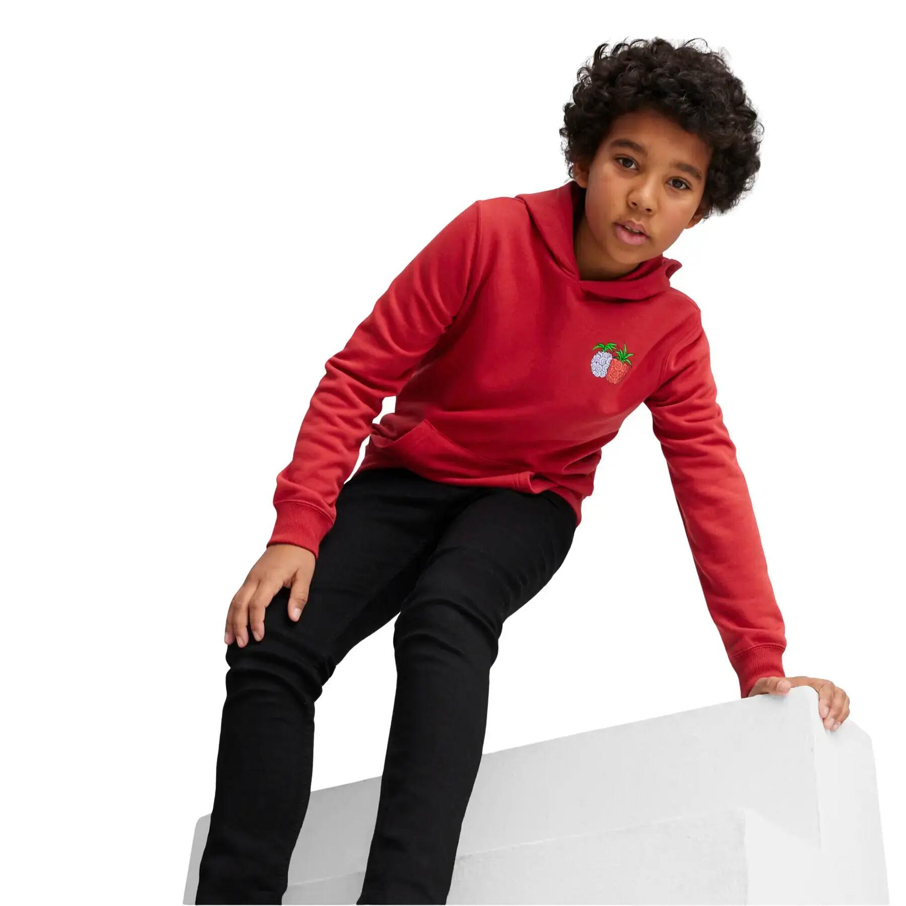 Sudadera con capucha infantil Puma X One Piece Graphic 3/7
