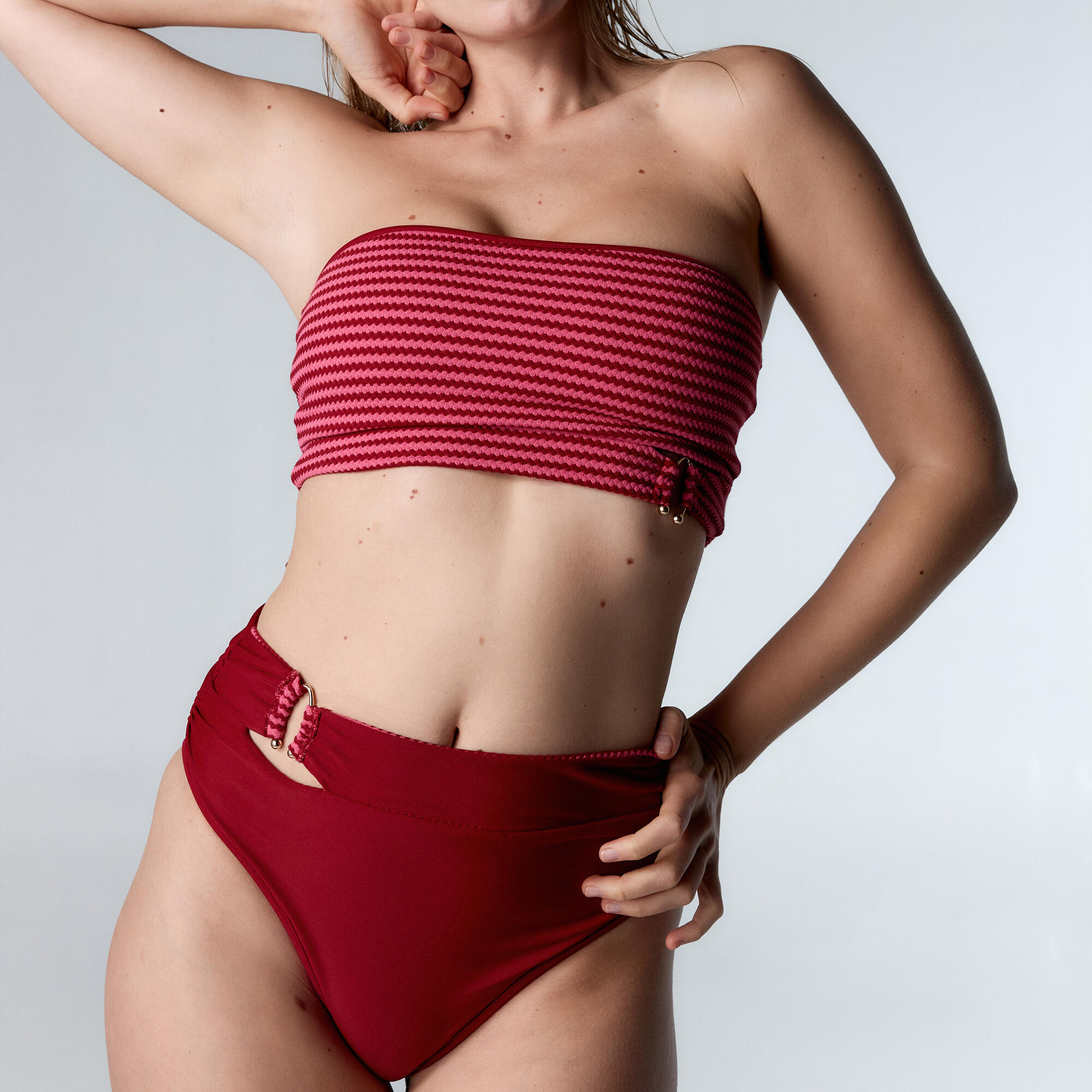 Bas de bikini haut Tonga  pour femmes Black Limba 5/7