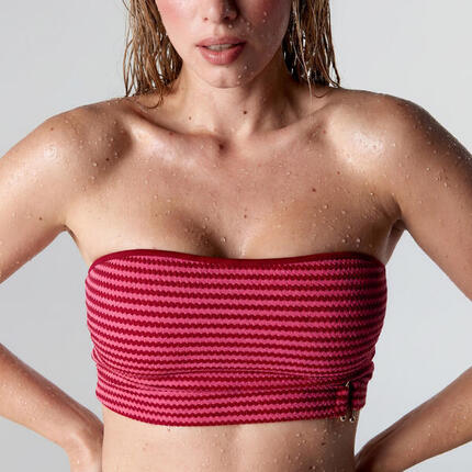 Haut de bikini bandeau Tonga pour femmes Black Limba