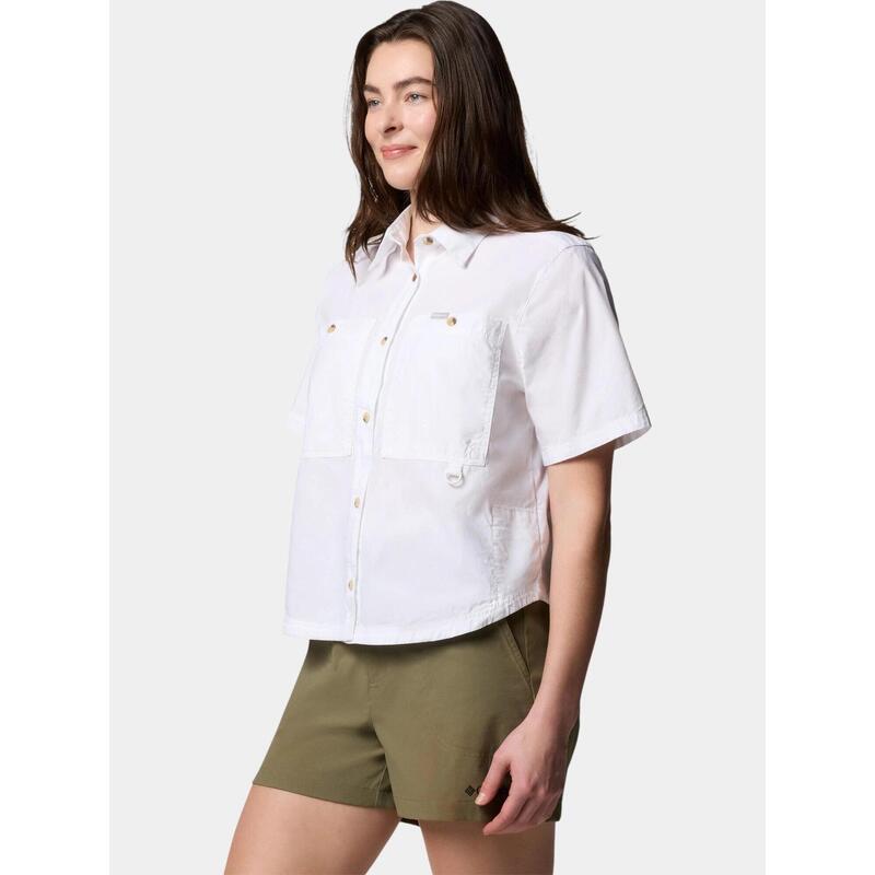 Camasa cu maneci scurte Brea Falls Woven Short Sleeve Shirt femei